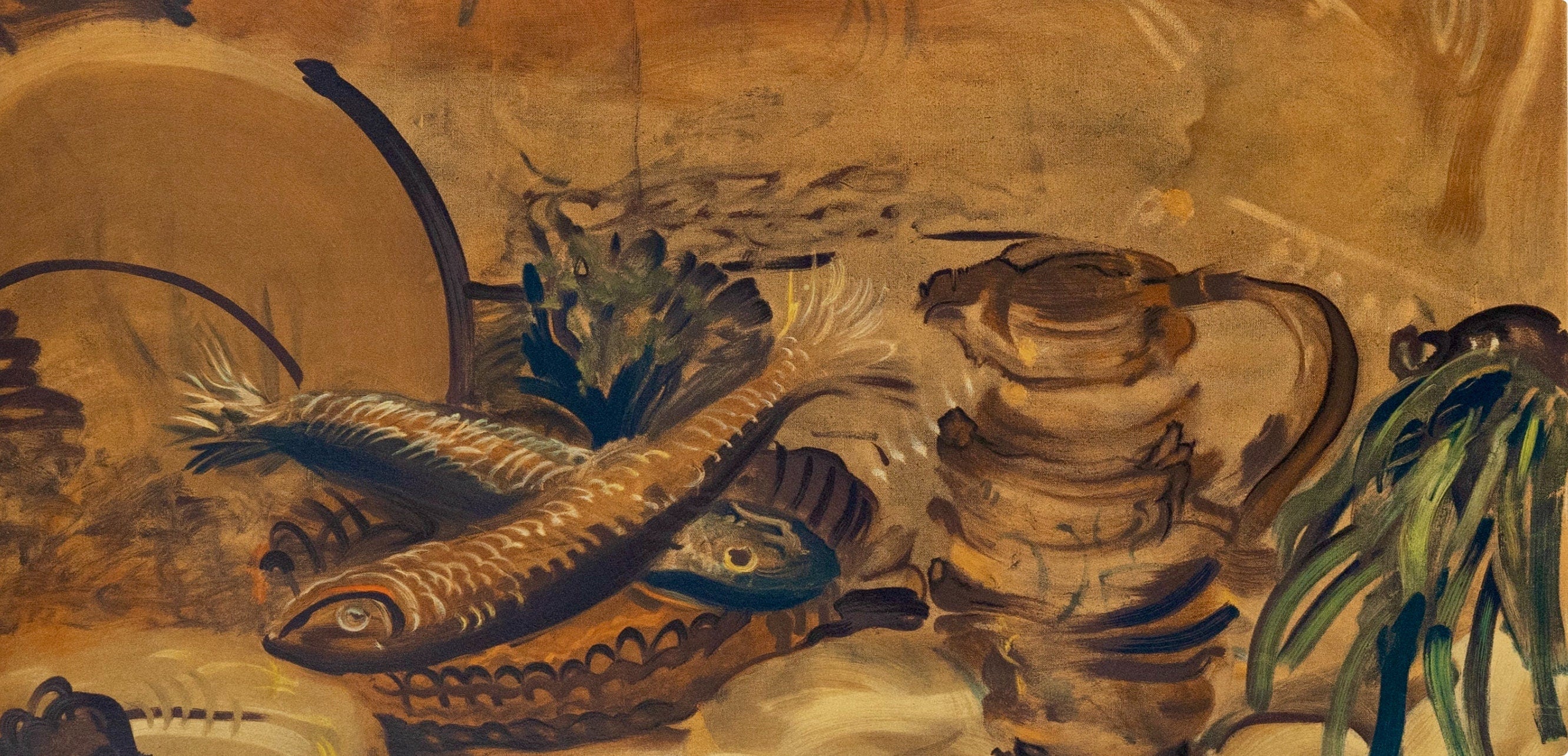 André Derain, Nature morte aux Poissons, André Derain, Collection Pierre Lévy, Limited Edition Lithograph