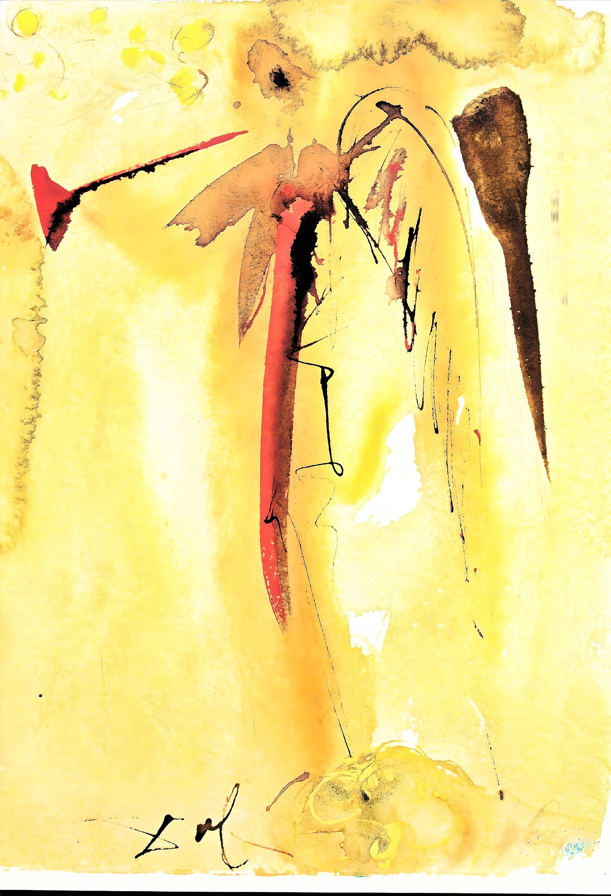 Salvador Dali, Composition (Michler/Löpsinger 1600; Field 69-3), Biblia Sacra, Limited Edition Lithograph