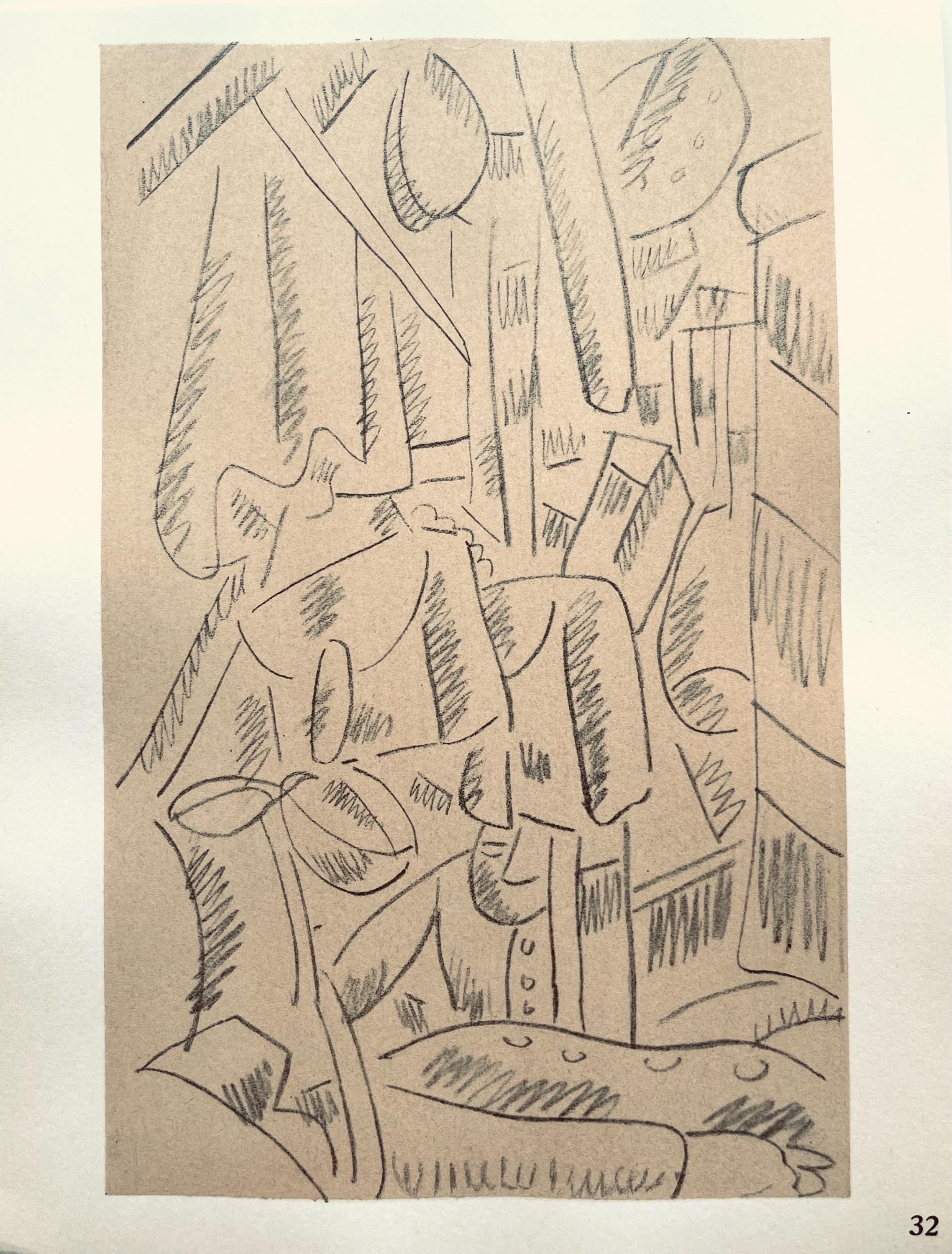 Fernand Léger, Soldats Dans Une Maison En Ruines, Fernand Léger, Dessins de Guerre, Limited Edition Lithograph