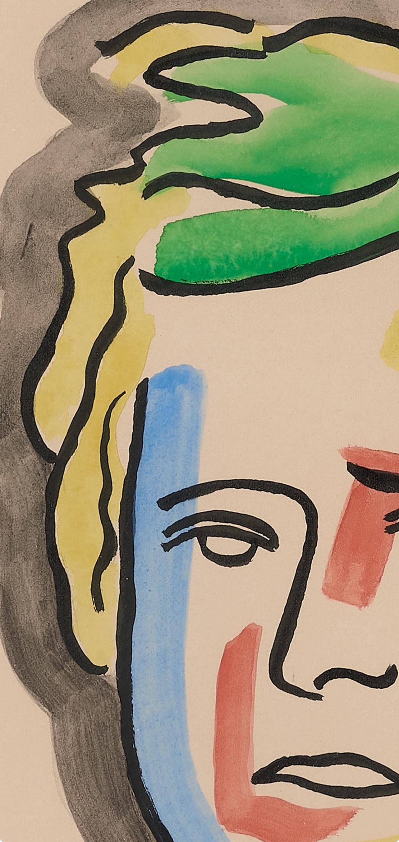 Fernand Léger, Composition (Saphire 24-38), Les Illuminations, Limited Edition Lithograph