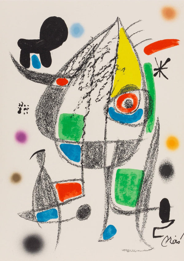 Joan Miró, Composition (Mourlot, 1051-1072), Maravillas con Variaciones acrósticas en el Jardín de Miró, Limited Edition Lithograph