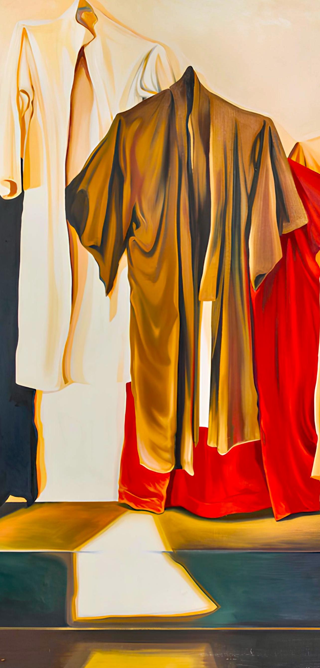 Lowell Nesbitt, Robe Series, Original Painting (75 x 117 inches)