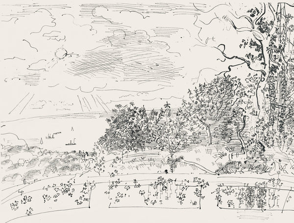 Raoul Dufy, Composition, Les Côtes Normandes, Limited Edition Lithograph