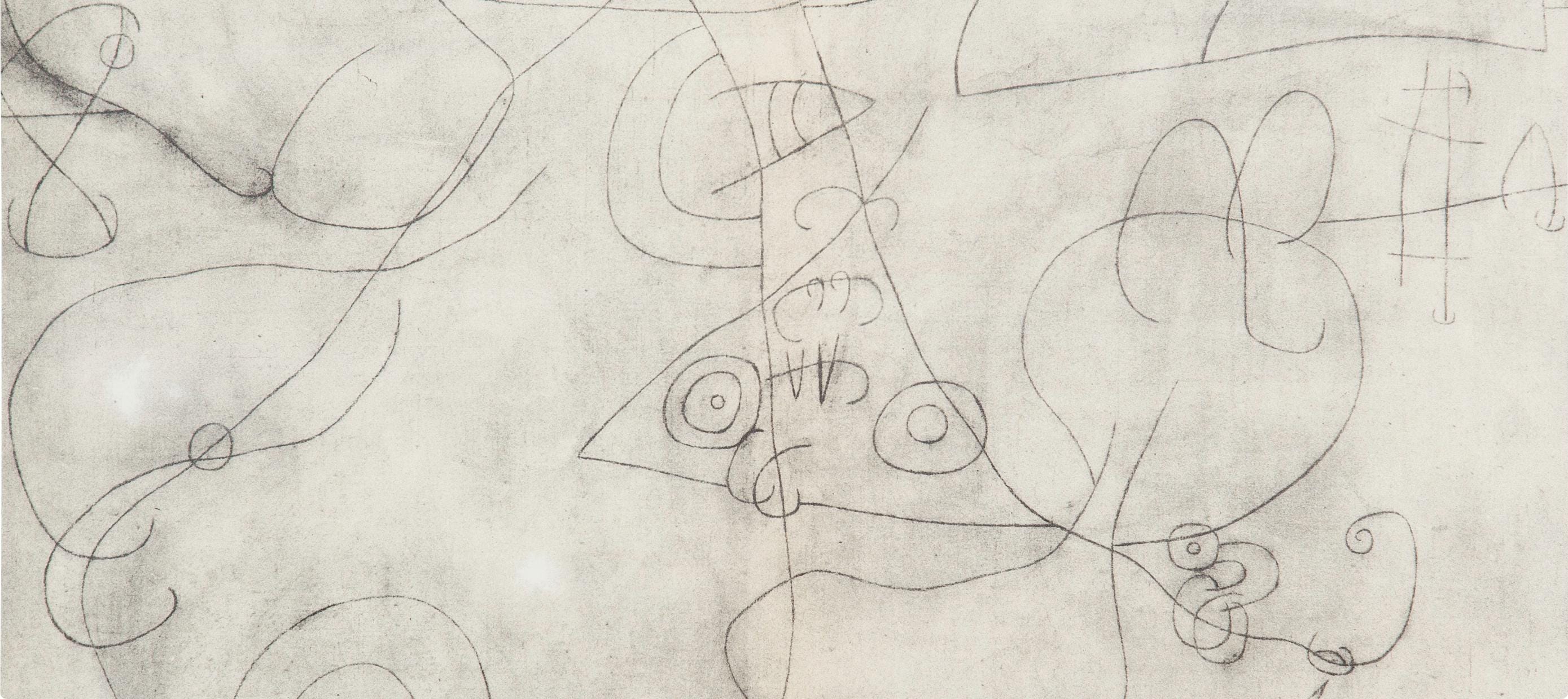 Joan Miró, Composition (Cramer 69; Dupin 292; Mourlot 286-294), Miró 1959-1960, Limited Edition Lithograph