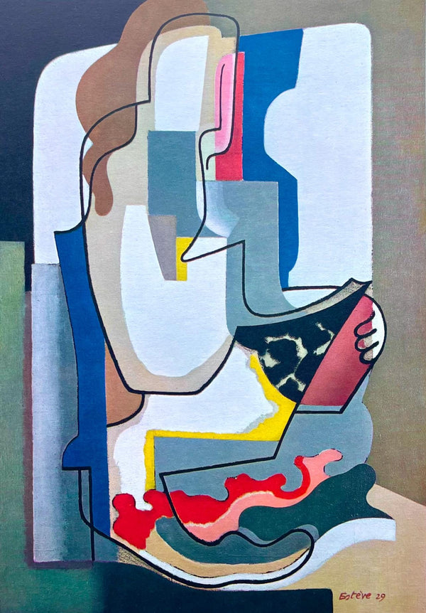 Maurice Estève, Composition, Maurice Estève, Peintres d'aujourd'hui, Limited Edition Lithograph