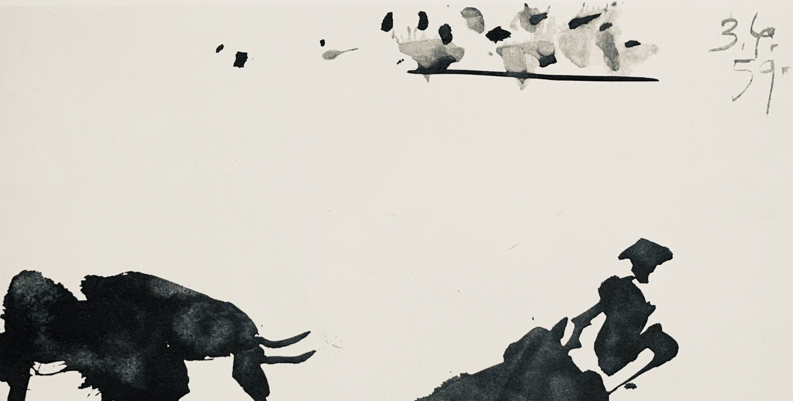 Pablo Picasso, Composition (Bloch 1276; Czwiklitzer 23), Toros y Toreros, Limited Edition Lithograph