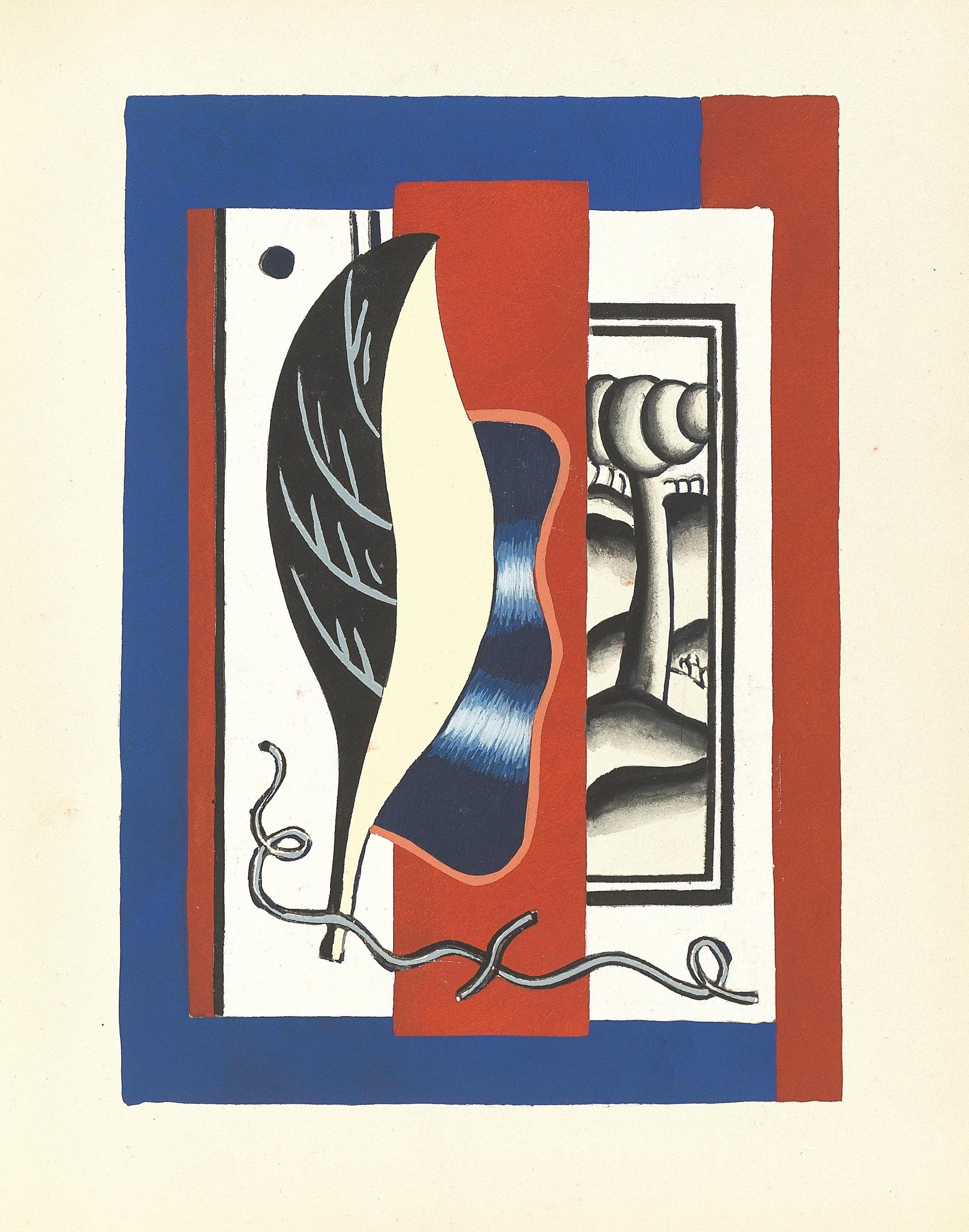 Fernand Léger, Composition, Limited Edition Lithograph,