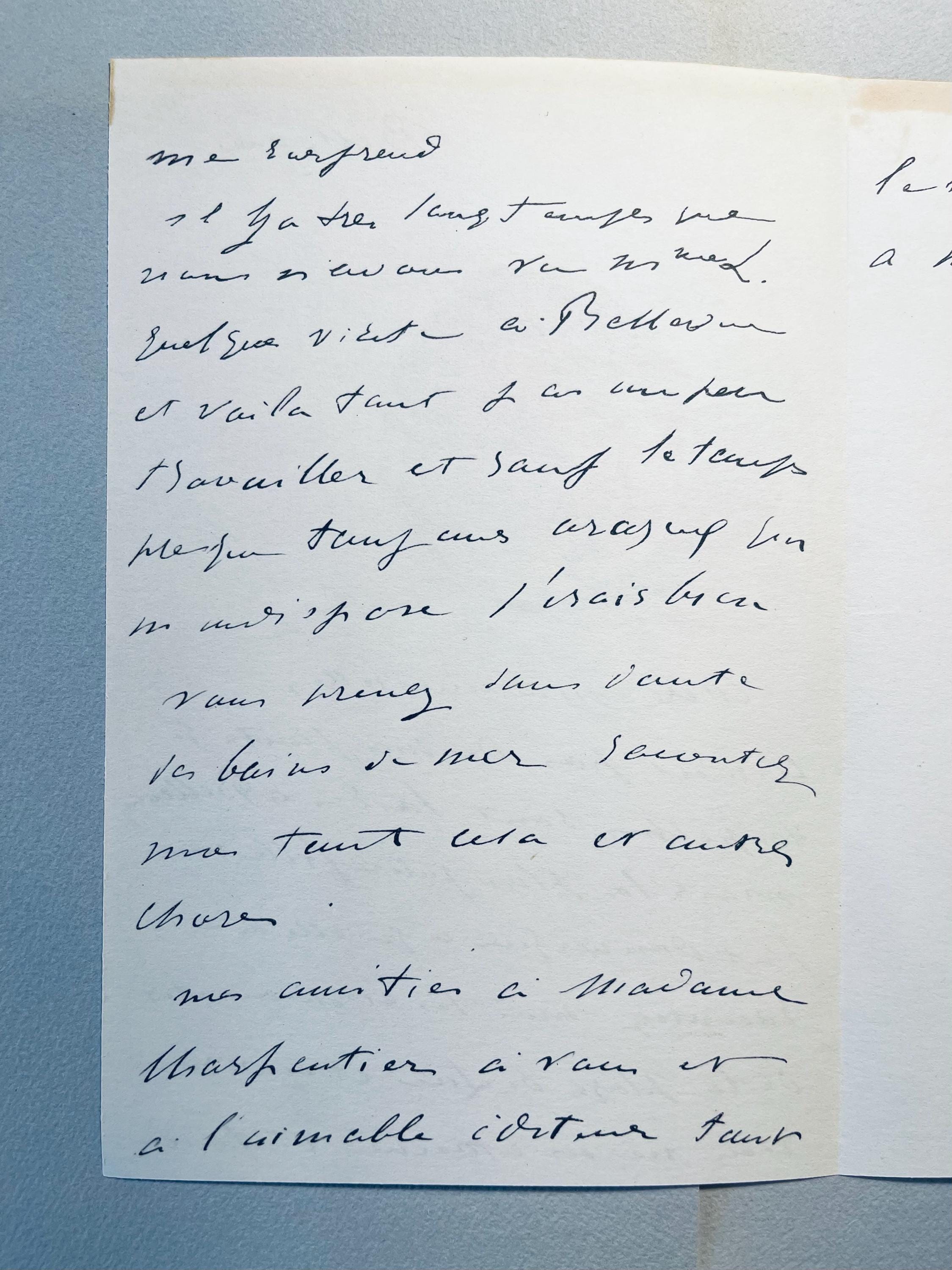 Édouard Manet, Composition, Édouard Manet, Letters with Aquarelles, Limited Edition Lithograph