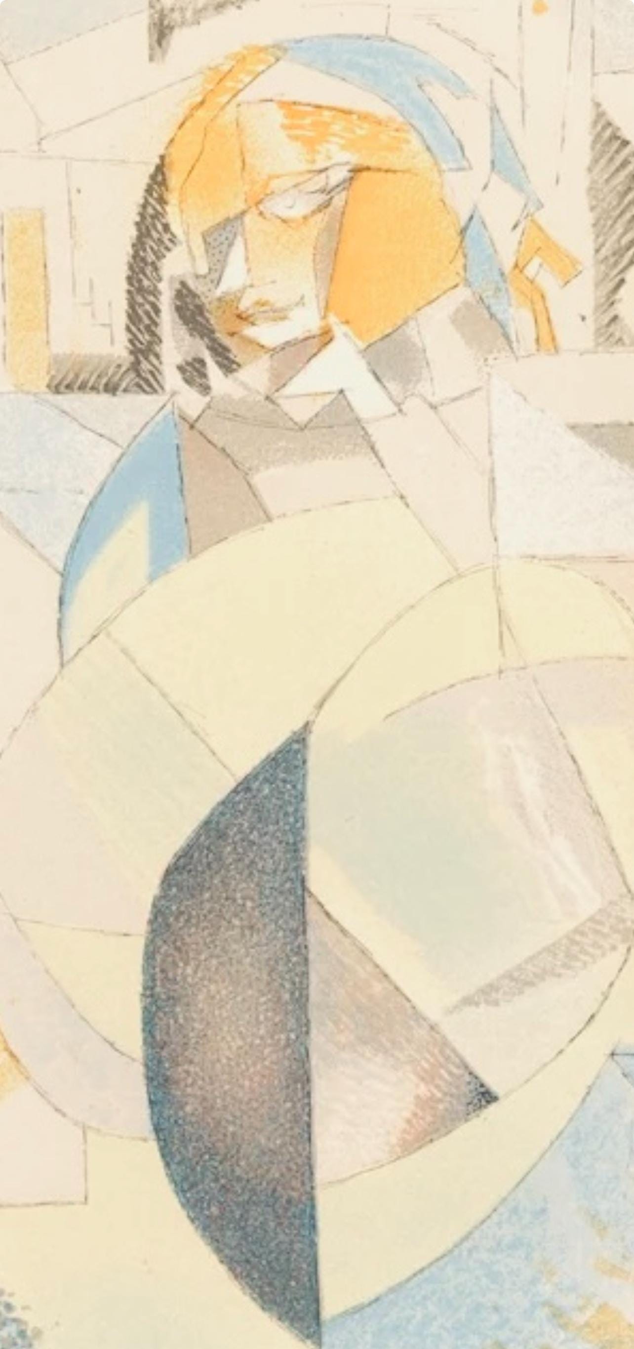 Jacques Villon, Composition, Regards sur Paris, Limited Edition Lithograph