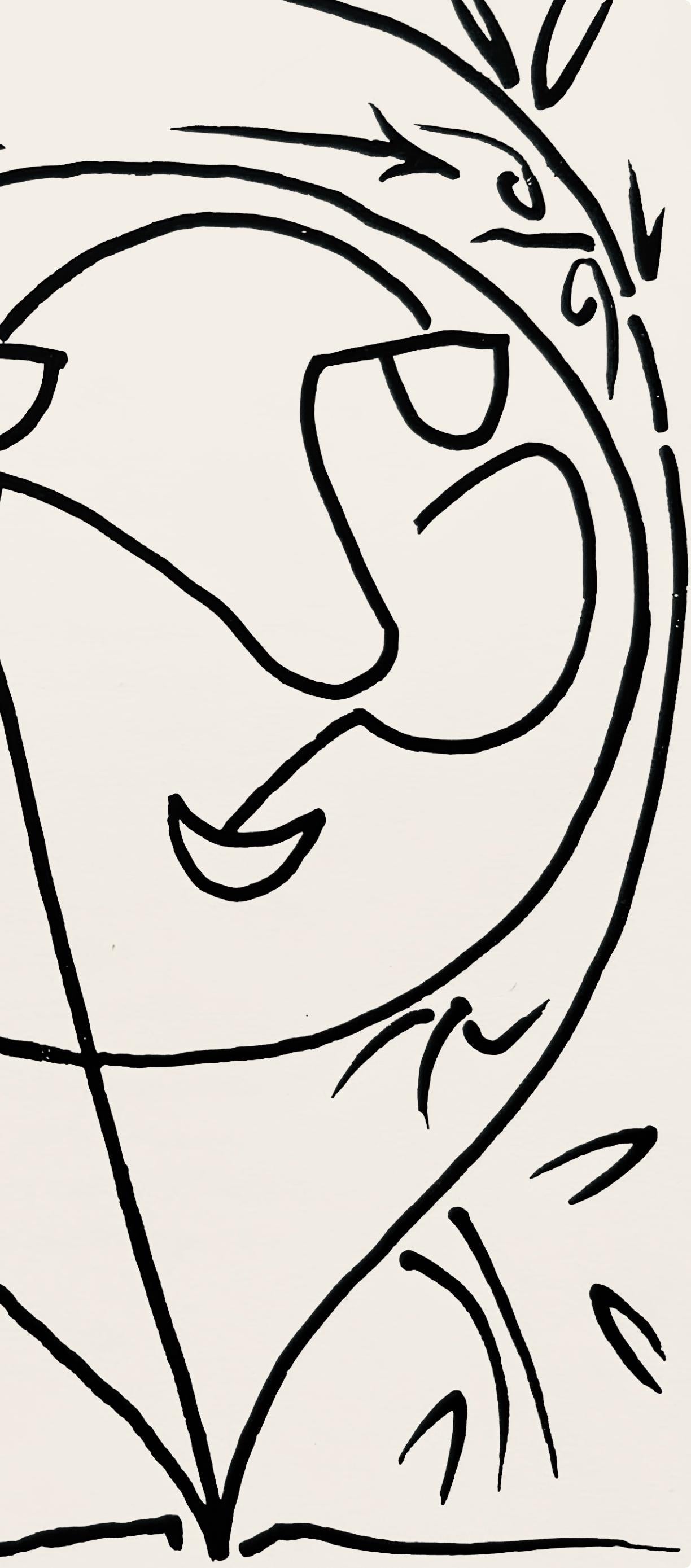 Françoise Gilot, Composition, Pouvoir tout dire, poèmes, illustrés par Françoise Gilot, Limited Edition Lithograph