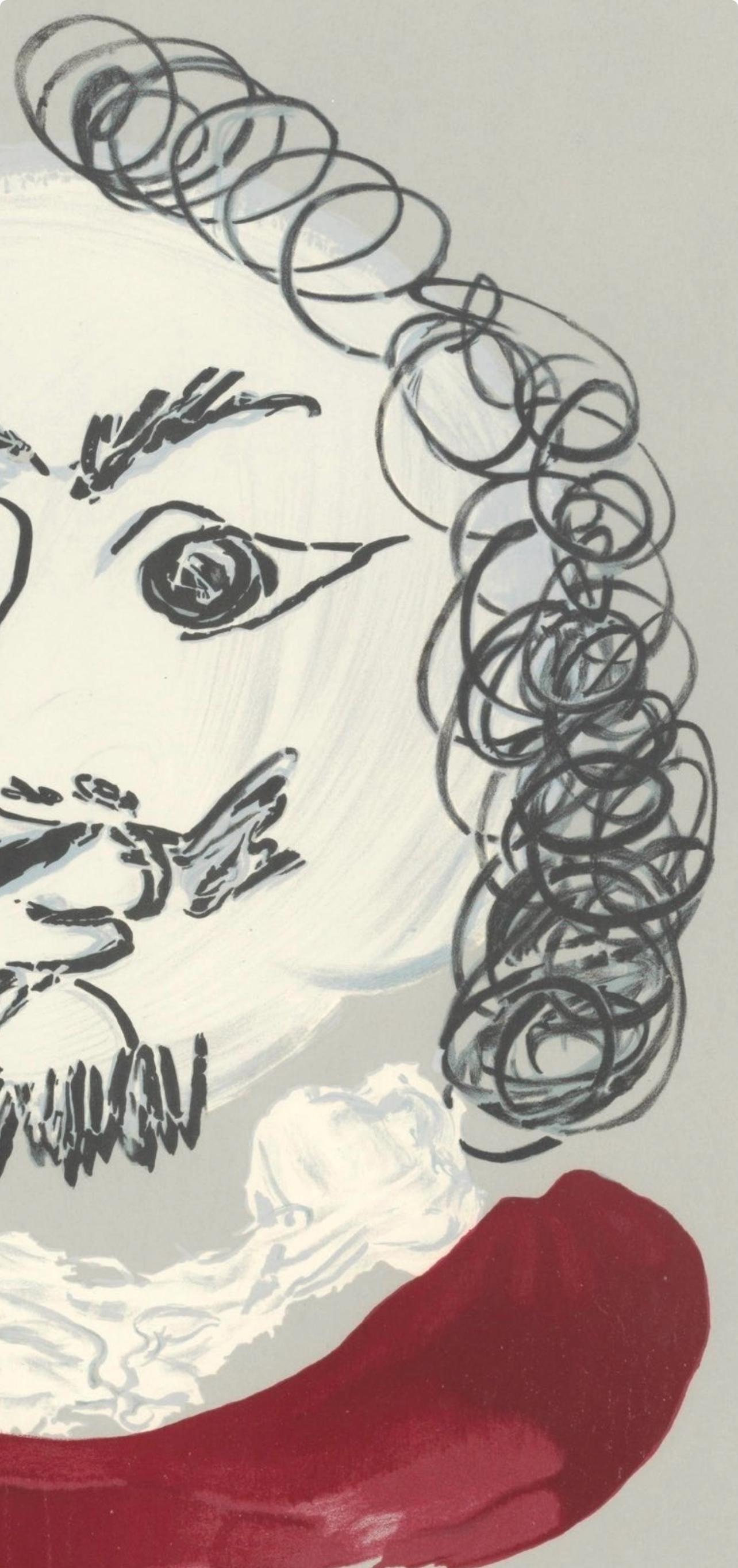 Pablo Picasso, Composition (Orozco 207-261), Vingt-Neuf Portraits Imaginaires, Limited Edition Lithograph