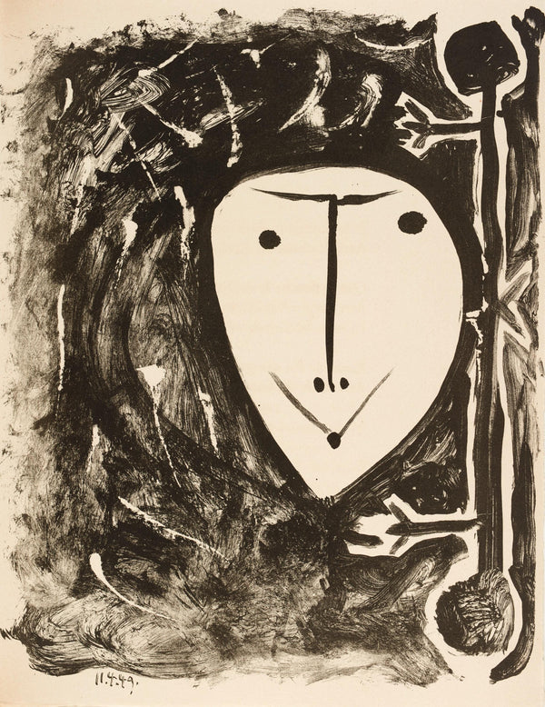 Pablo Picasso, Composition (Bloch 605-608; Mourlot 177; Reuße 519-522), Elegy of Ihpetonga, Limited Edition Lithograph