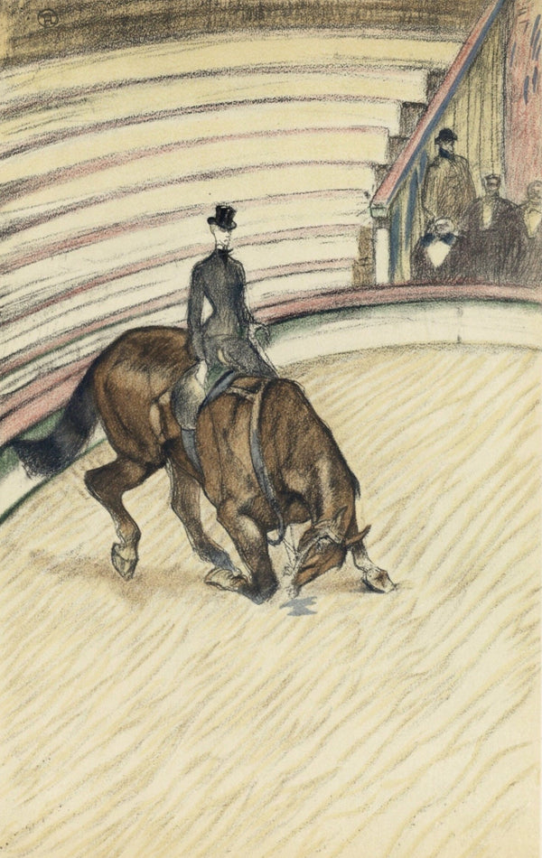 Henri de Toulouse-Lautrec, Ecuyere de haute ecole, The Circus by Toulouse-Lautrec, Limited Edition Lithograph