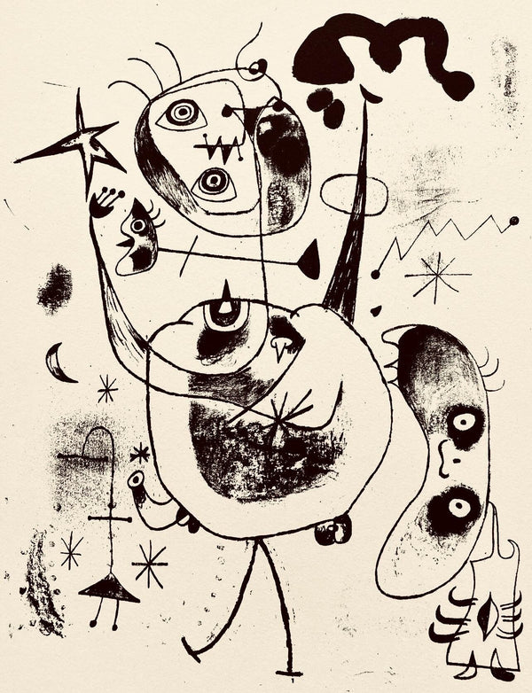 Joan Miró, Composition, The Prints of Joan Miro, Limited Edition Etching