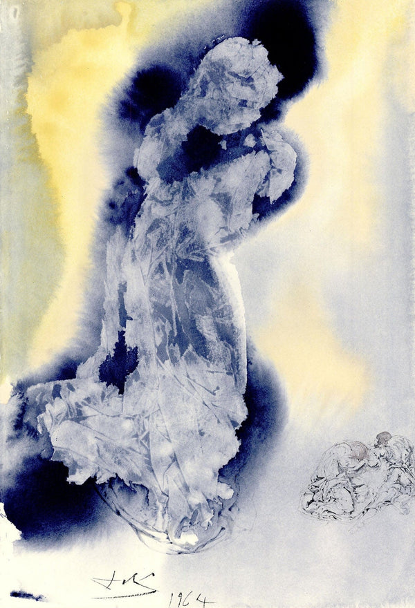 Salvador Dali, Composition (Michler/Löpsinger 1600; Field 69-3), Biblia Sacra, Limited Edition Lithograph