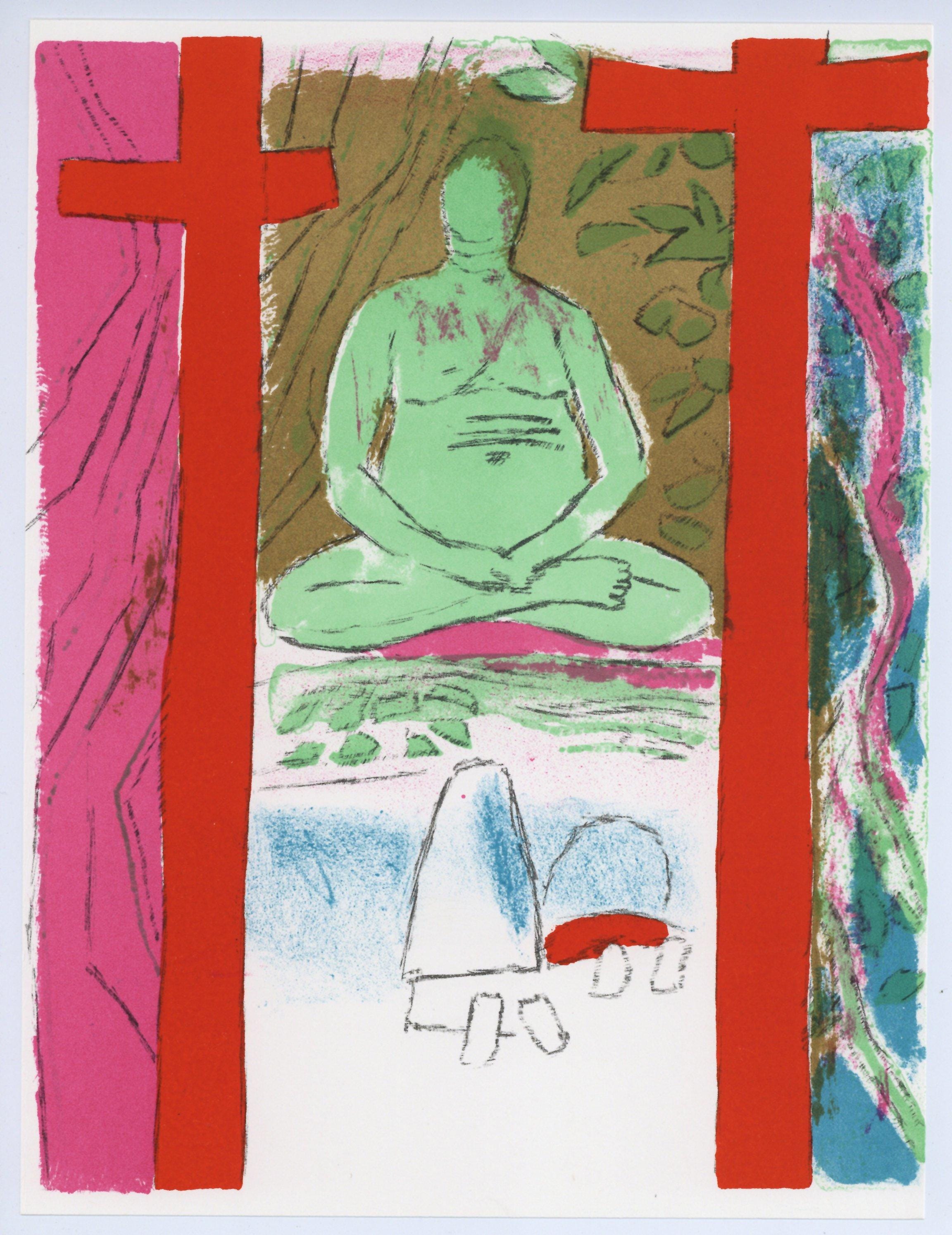 Paul Guiramand, Composition, L'Odyssée, Limited Edition Lithograph