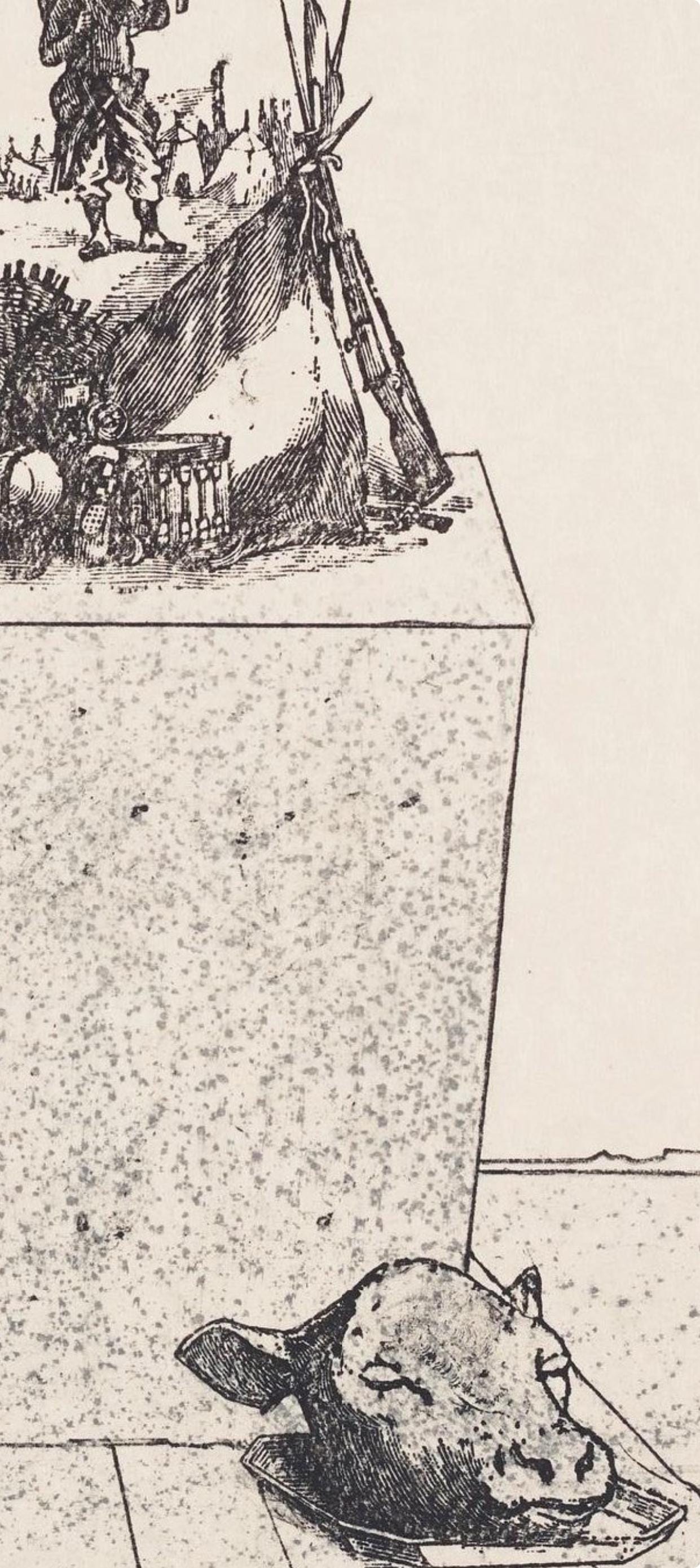 Max Ernst, Composition (Spies/Leppien 218), La Ballade du Soldat, Limited Edition Lithograph