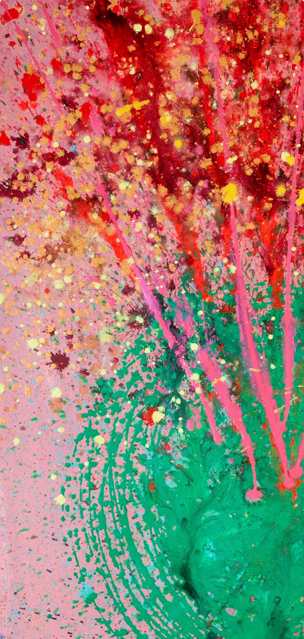 Dale Chihuly, Composition, Ikebana Series, Original Painting