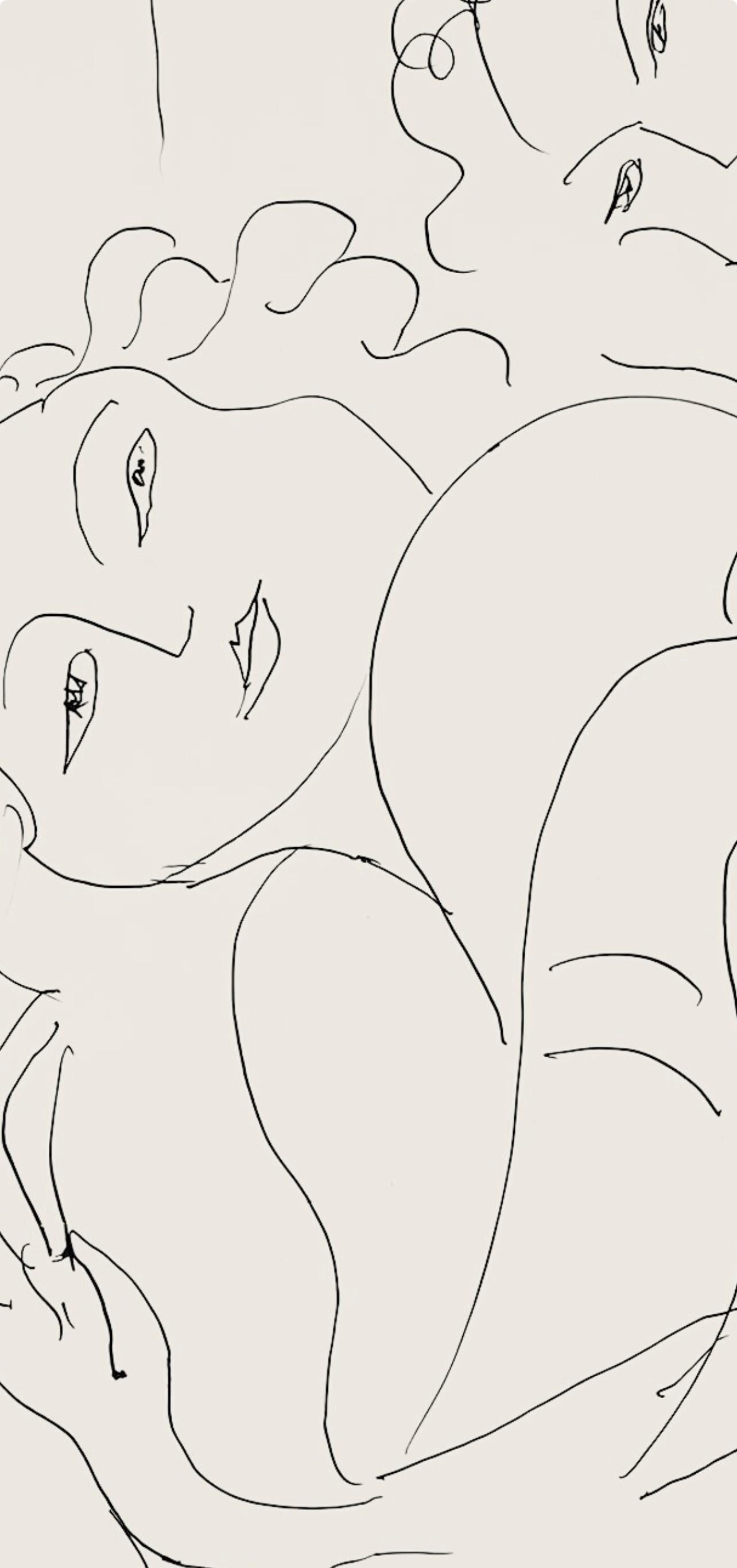 Henri Matisse, Série F, var. 5 (Duthuit 9), Henri Matisse, Dessins, Thèmes et variations, Limited Edition Lithograph