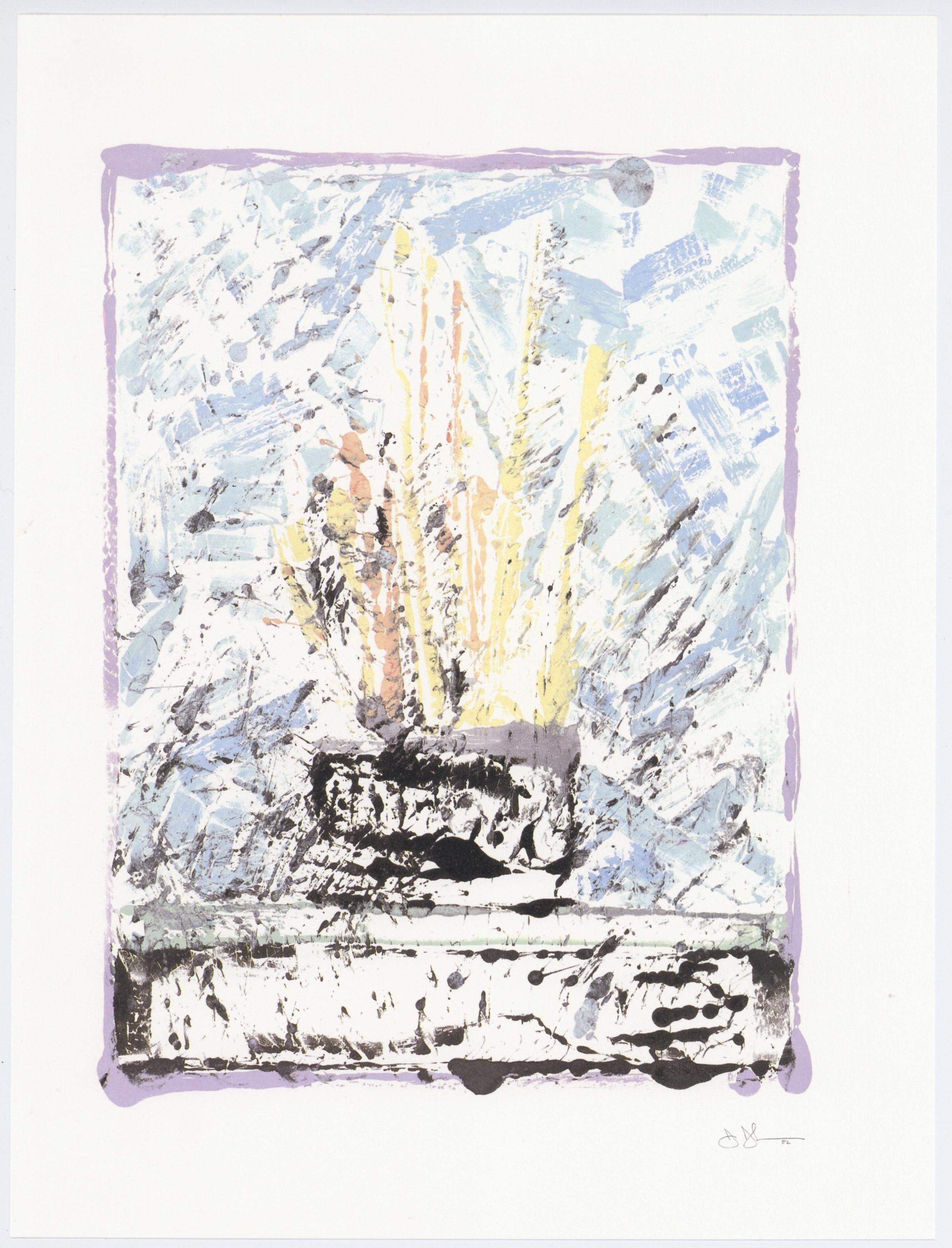 Jasper Johns, Composition, Jasper Johns, 17 Monotypes, Limited Edition Héliogravure