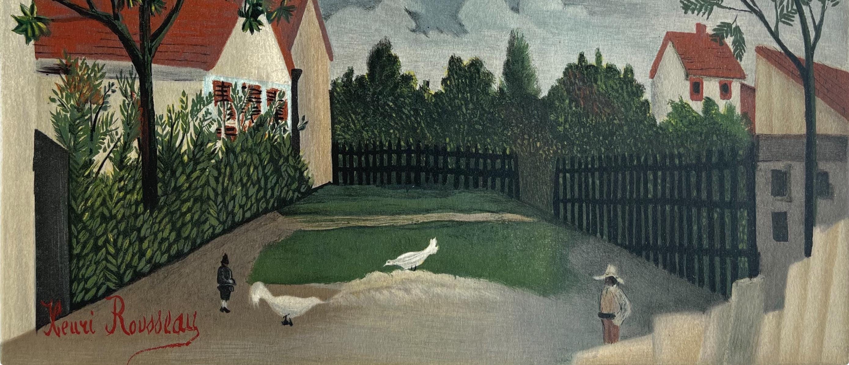 Henri Rousseau, La Rue, Derrière le miroir, Limited Edition Lithograph