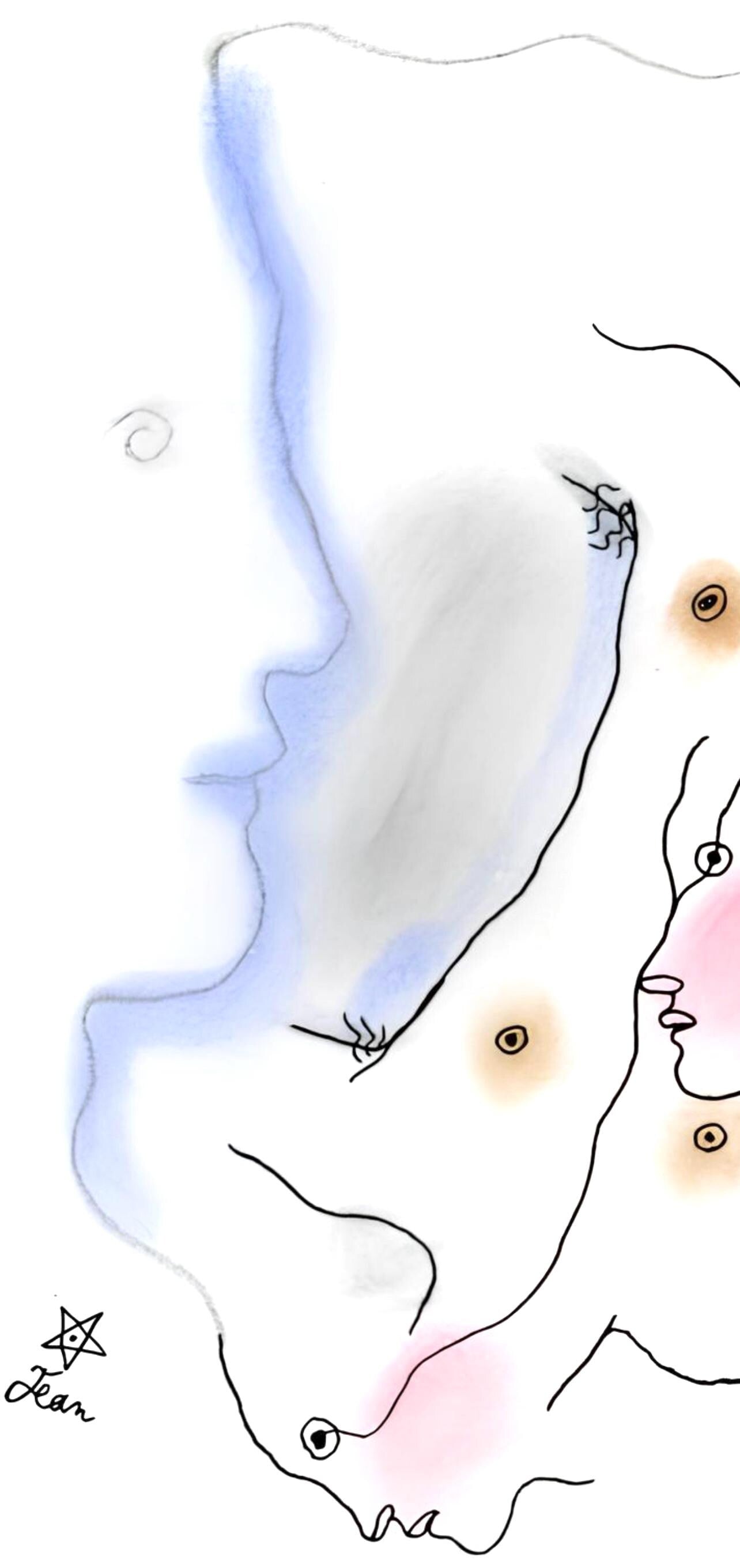 Jean Cocteau, Composition, Le Livre Blanc, Limited Edition Lithograph