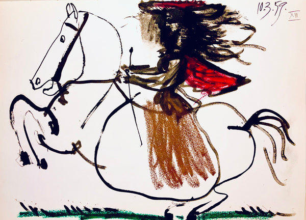 Pablo Picasso, Composition (Bloch 1276; Czwiklitzer 23), Toros y Toreros, Limited Edition Lithograph