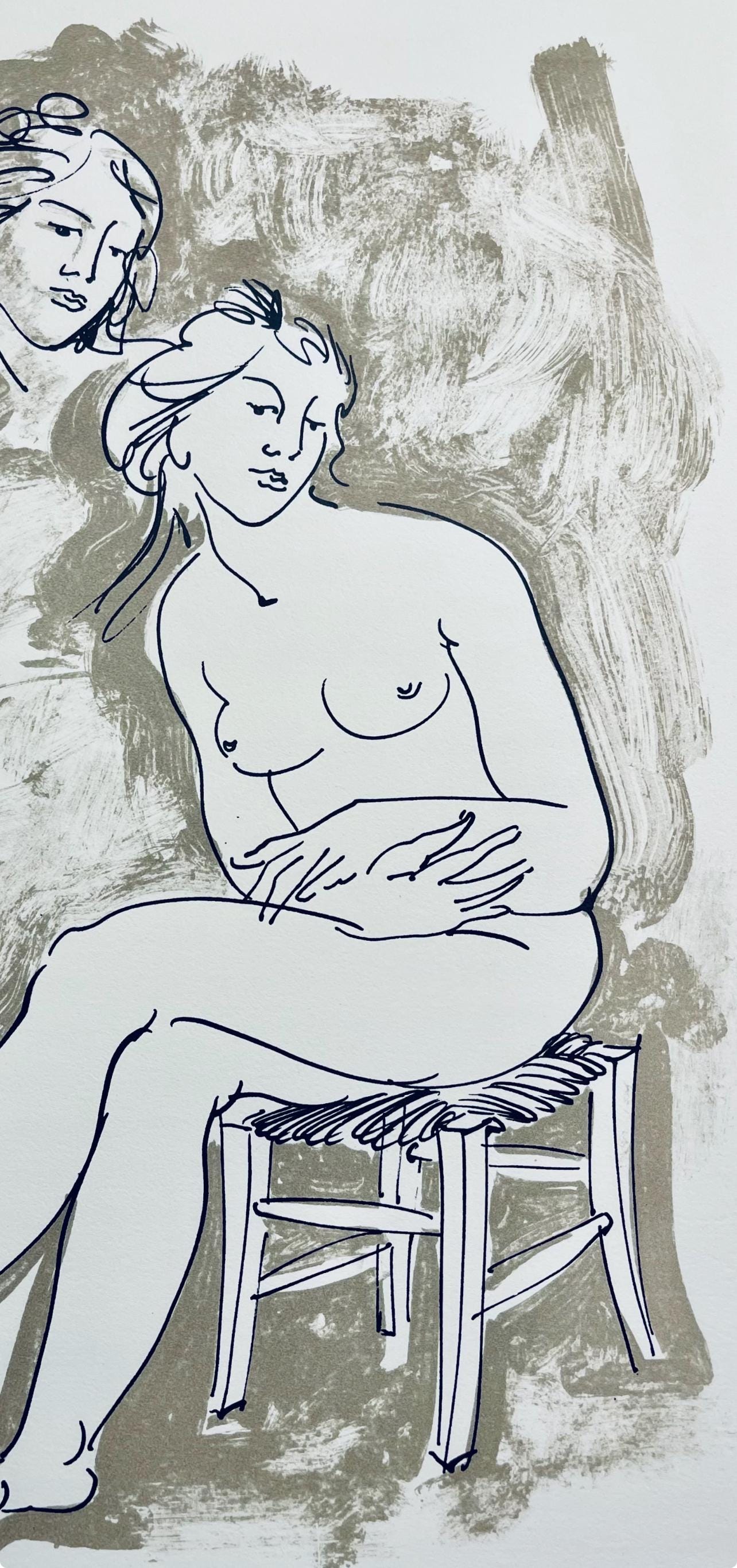 Hans Erni, Composition, Réflexions Simples Sur Le Corps, Limited Edition Lithograph