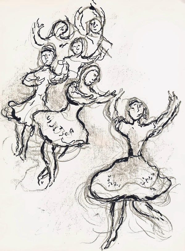 Marc Chagall, Composition (Cramer 61), Le Plafond de l'Opéra de Paris, Limited Edition Lithograph