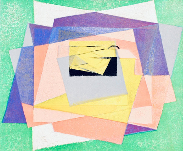 Jacques Villon, Composition (Ginestet/Pouillon 65-72), Jacques Villon, Huit lithographies, Limited Edition Lithograph