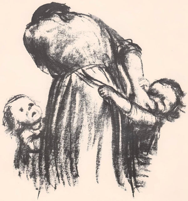 Käthe Kollwitz, Bread! (Brot!), Limited Edition Lithograph