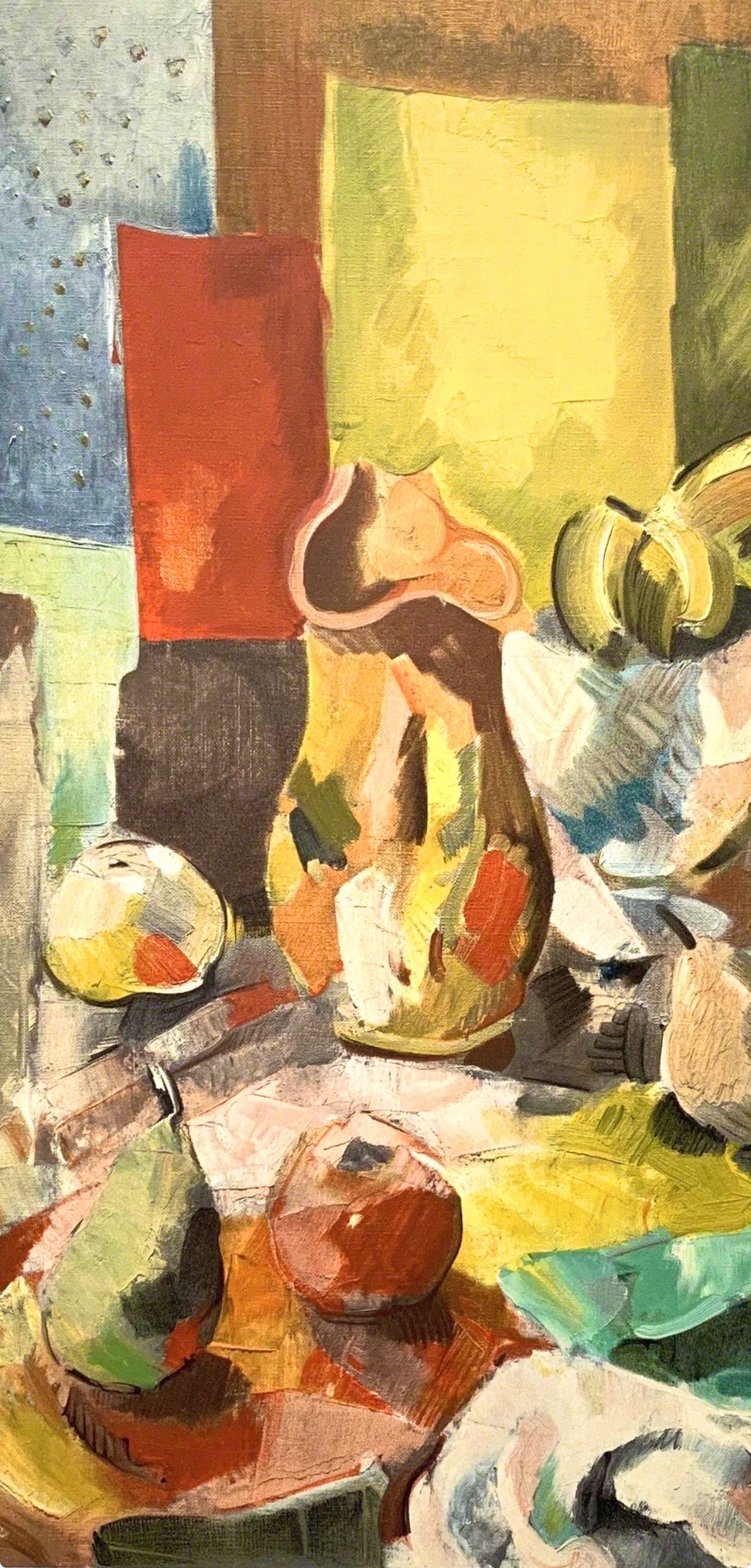 Charles Dufresne, Nature Morte a la Nappe de Couleur, Dufresne, Collection Pierre Lévy, Limited Edition Lithograph