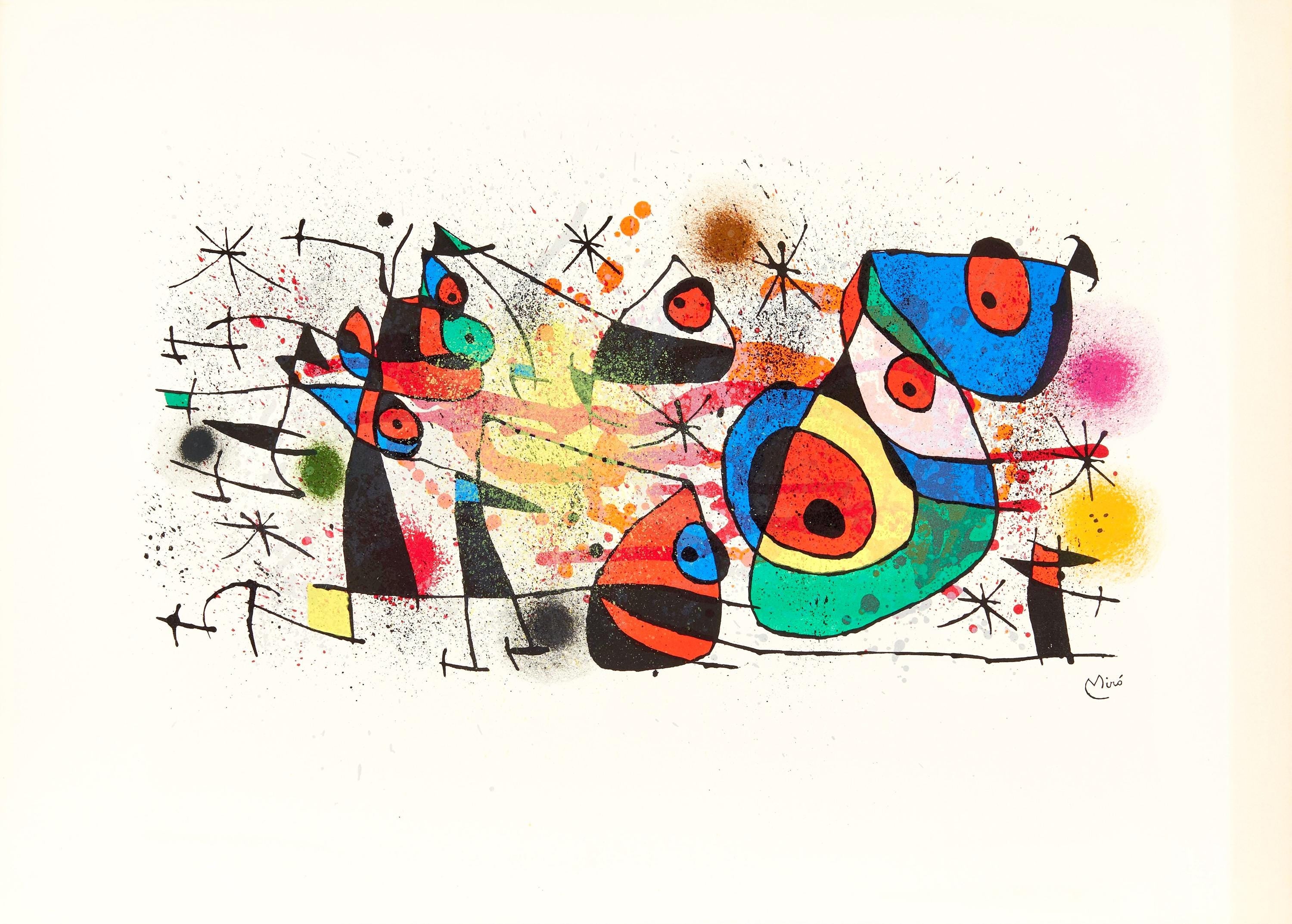 Joan Miró, Composition (Cramer 183; Mourlot 928), Limited Edition Lithograph