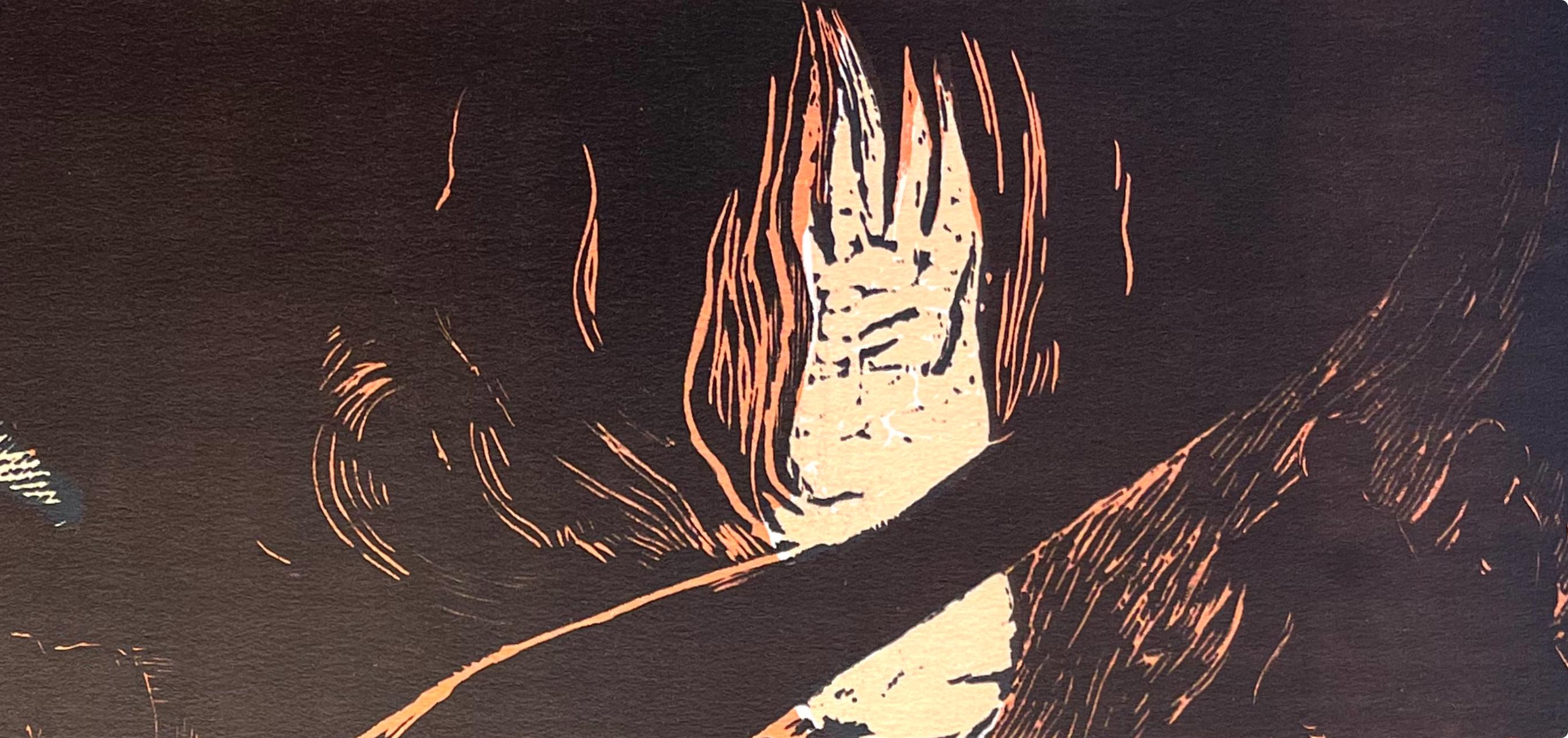 Paul Gauguin, The Devil Speaks (Mahna No Varua Ino), Gauguin, Limited Edition Woodcut