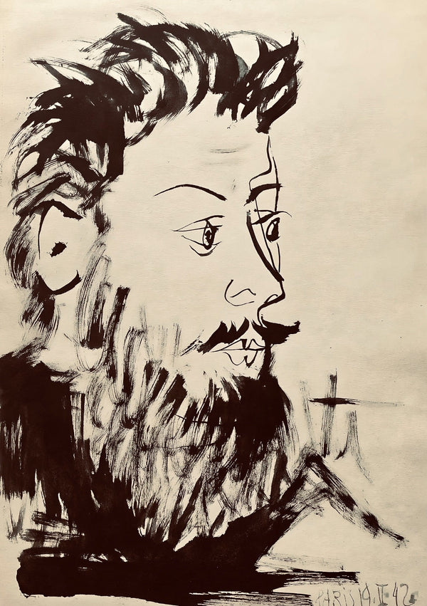 Pablo Picasso, Composition, Carnet de dessins de Picasso, Cahiers d’Art, Limited Edition Lithograph