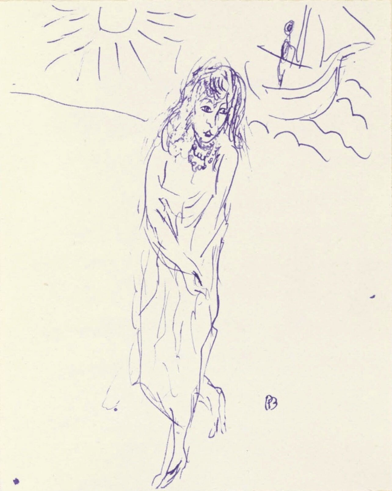Pierre Bonnard, Composition (Terrasse 54), Pierre Bonnard Correspondences, Limited Edition Lithograph