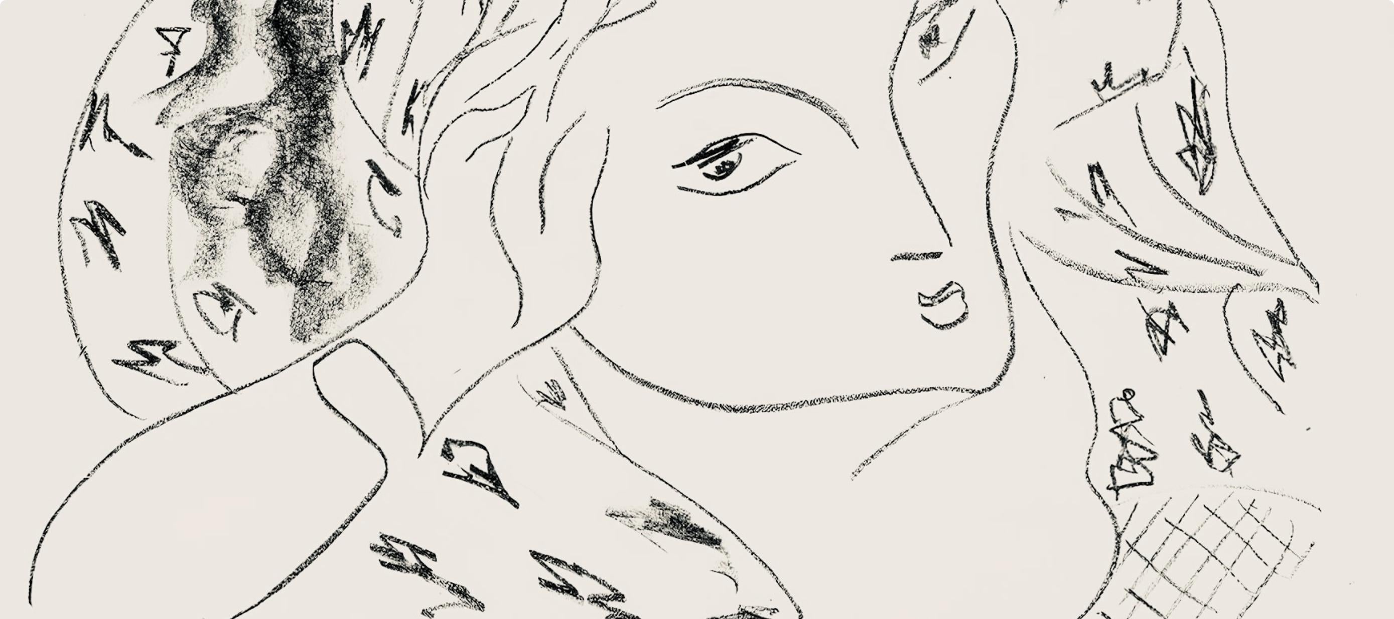 Henri Matisse, Série L, var. 5 (Duthuit 9), Henri Matisse, Dessins, Thèmes et variations, Limited Edition Lithograph