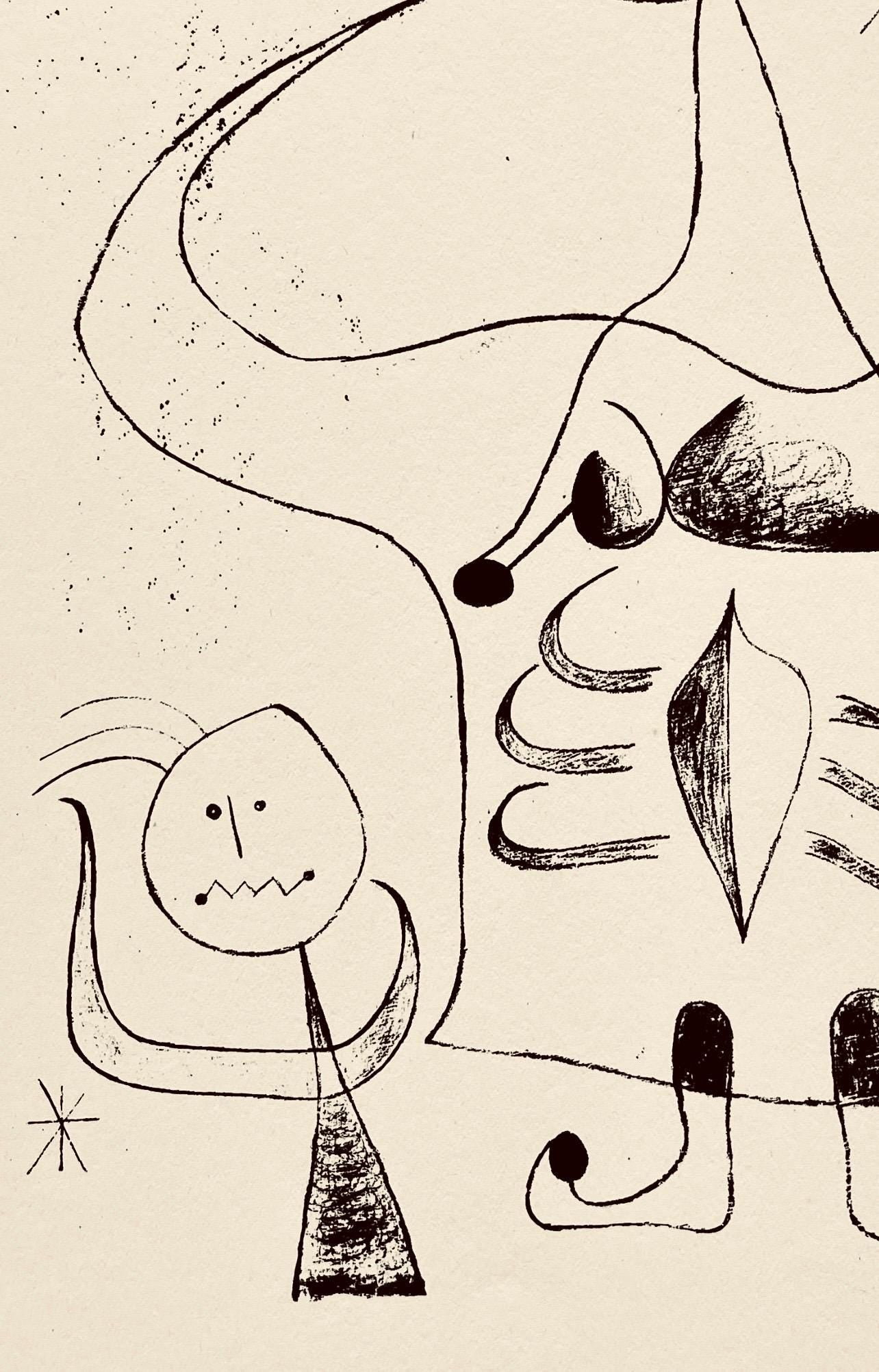 Joan Miró, Composition, The Prints of Joan Miro, Limited Edition Etching