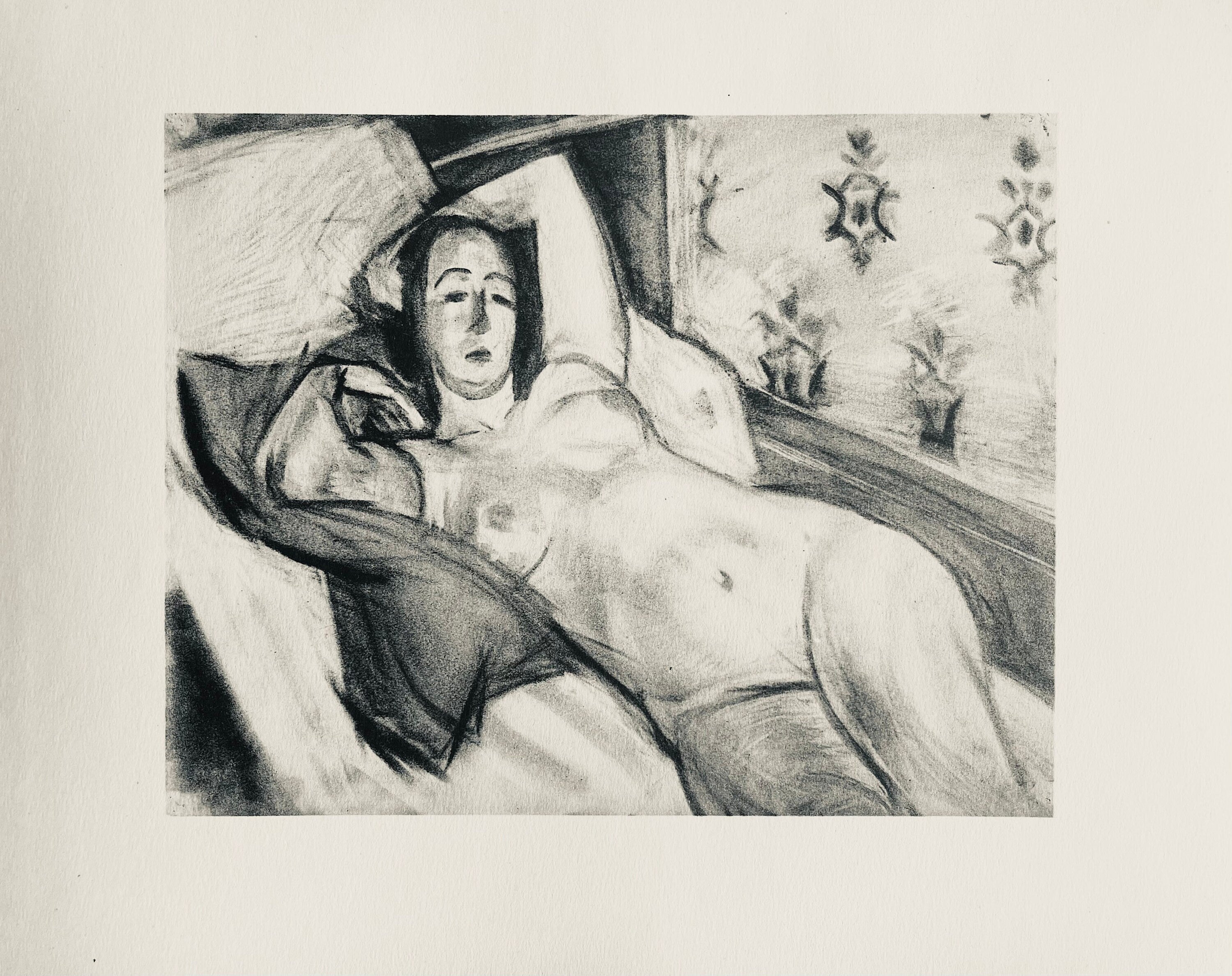 Henri Matisse, Composition (Dutel 3), Dessins de Henri-Matisse, Limited Edition Lithograph