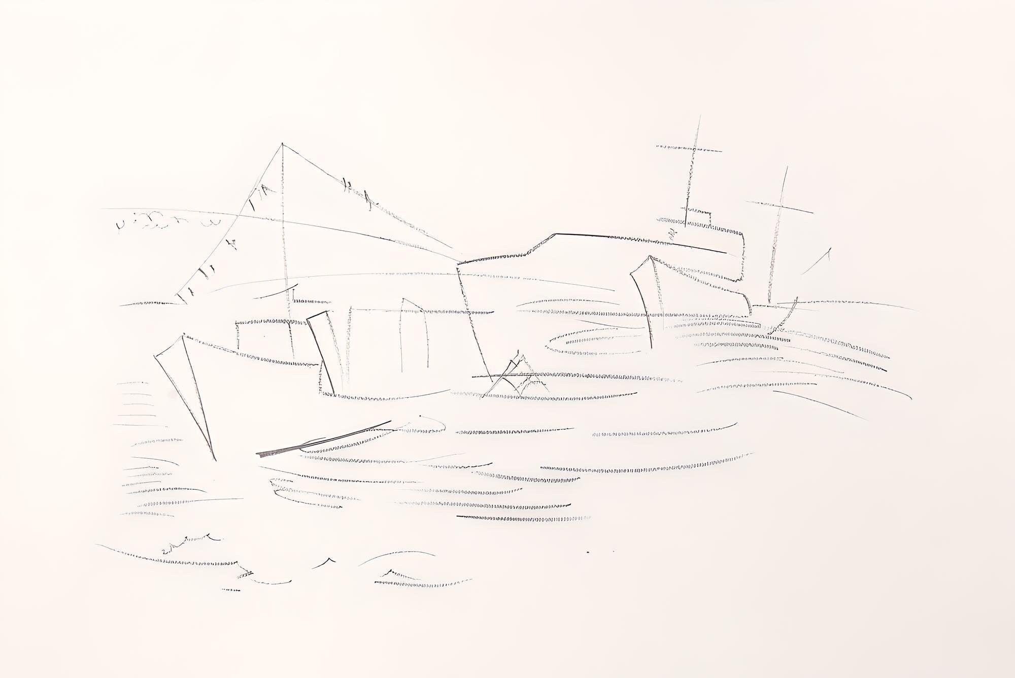 Raoul Dufy, Composition, Les Côtes Normandes, Limited Edition Lithograph