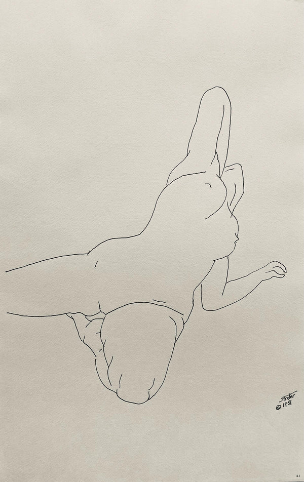 Henry Strater, Composition, 24 Drawings by Henry Strater, Limited Edition Lithograph