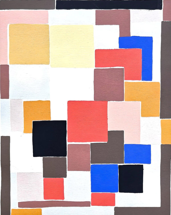 Sonia Delaunay, Planche No. 36, Compositions, couleurs, idées: Sonia Delaunay, Limited Edition Lithograph