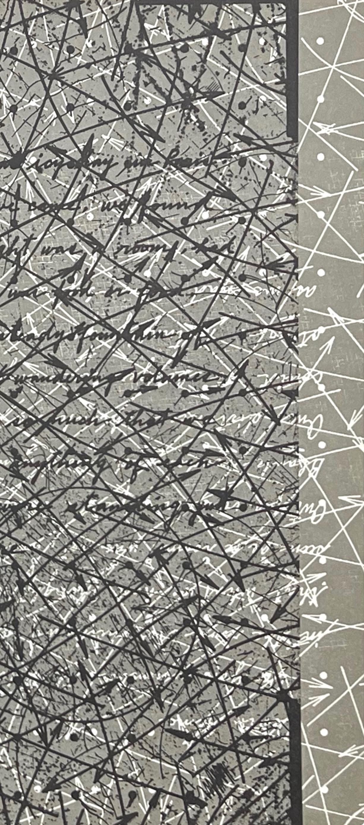 Shusaku Arakawa 荒川 修作, Composition, Hommage à Aimé et Marguerite Maeght, Derrière le miroir, Limited Edition Lithograph
