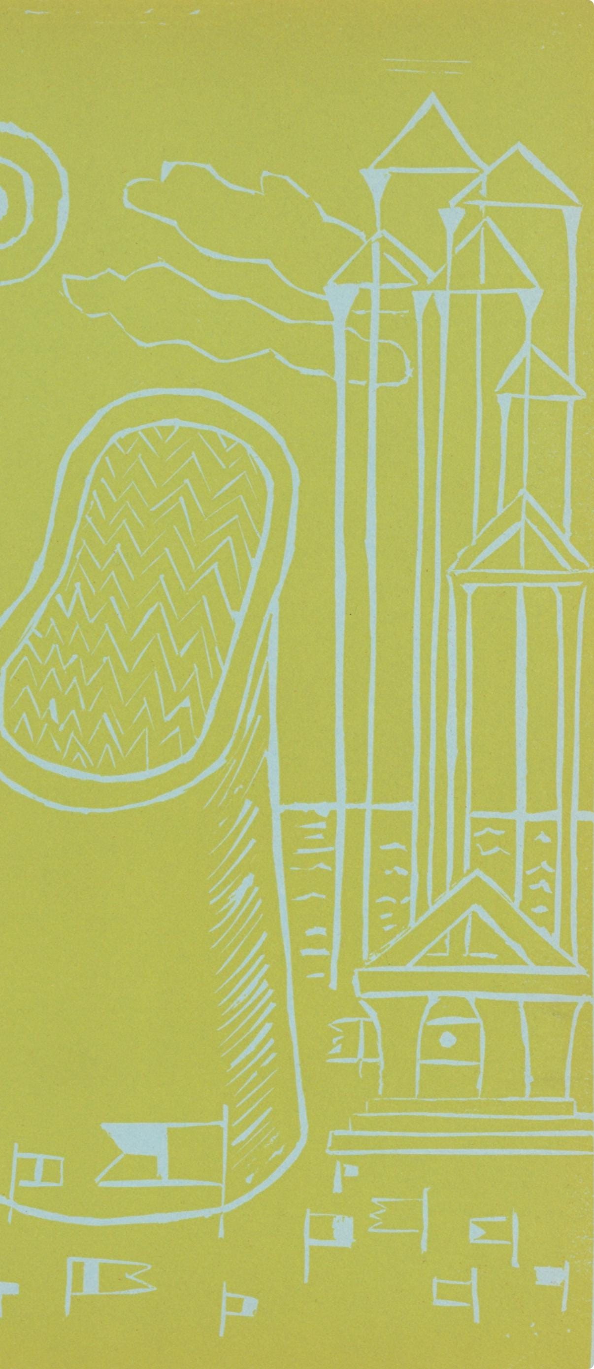 Giorgio De Chirico, Composition, XXe siècle, Limited Edition Linocut