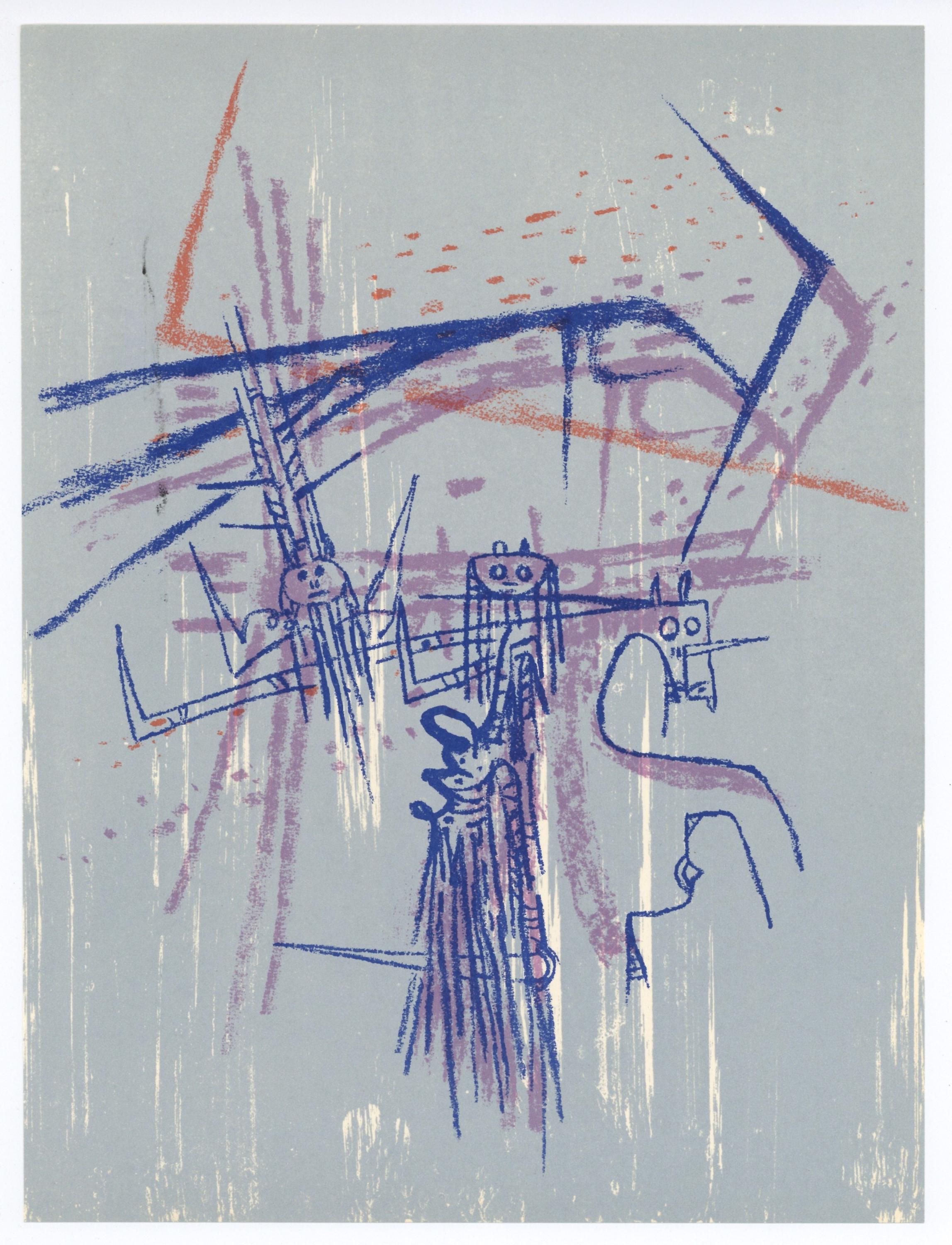 Wifredo Lam 林飛龍, Les affinites ambigues, XXe siècle, Limited Edition Lithograph
