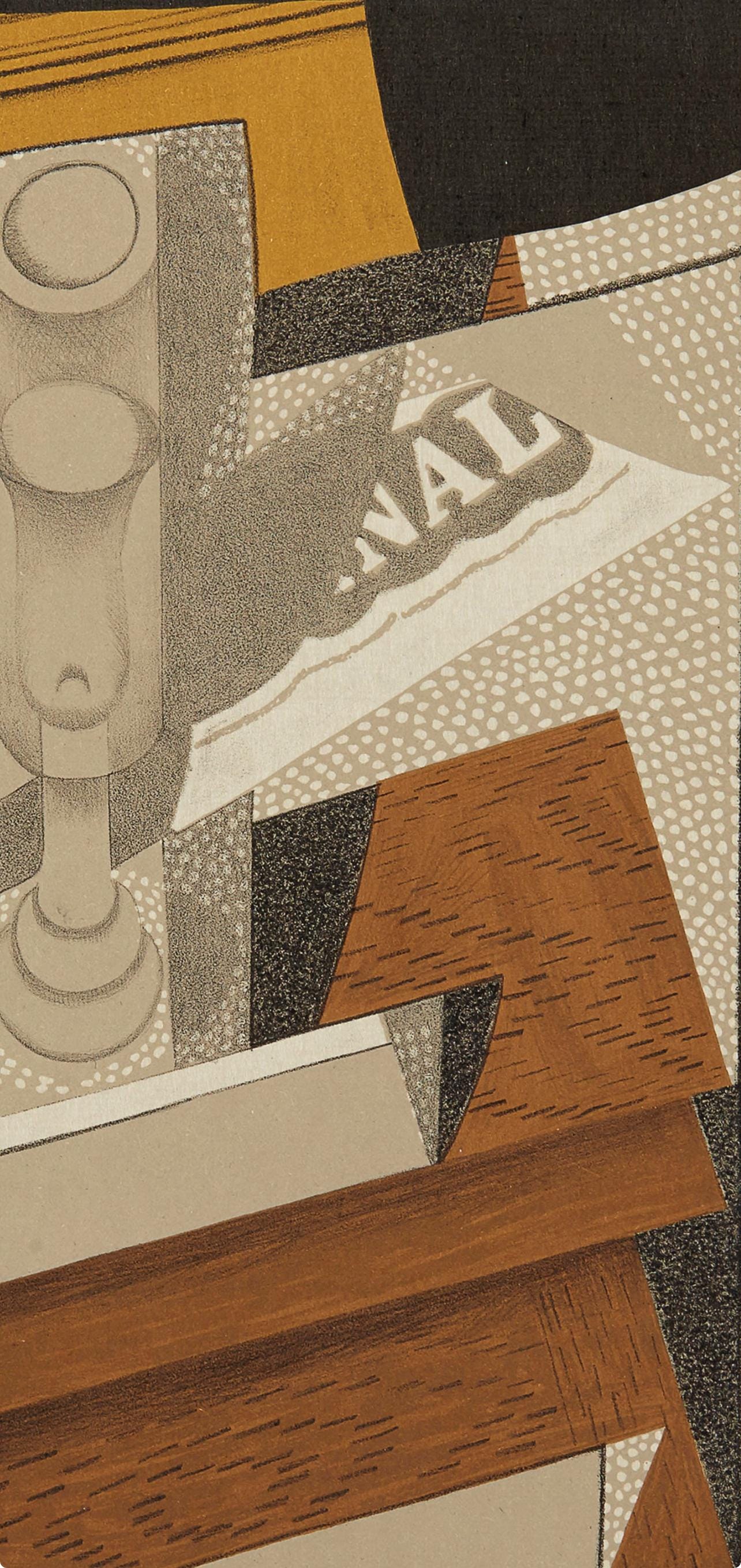 Juan Gris, La Pipe (Kahnweiler 1969), Au Soleil du Plafond, Limited Edition Lithograph
