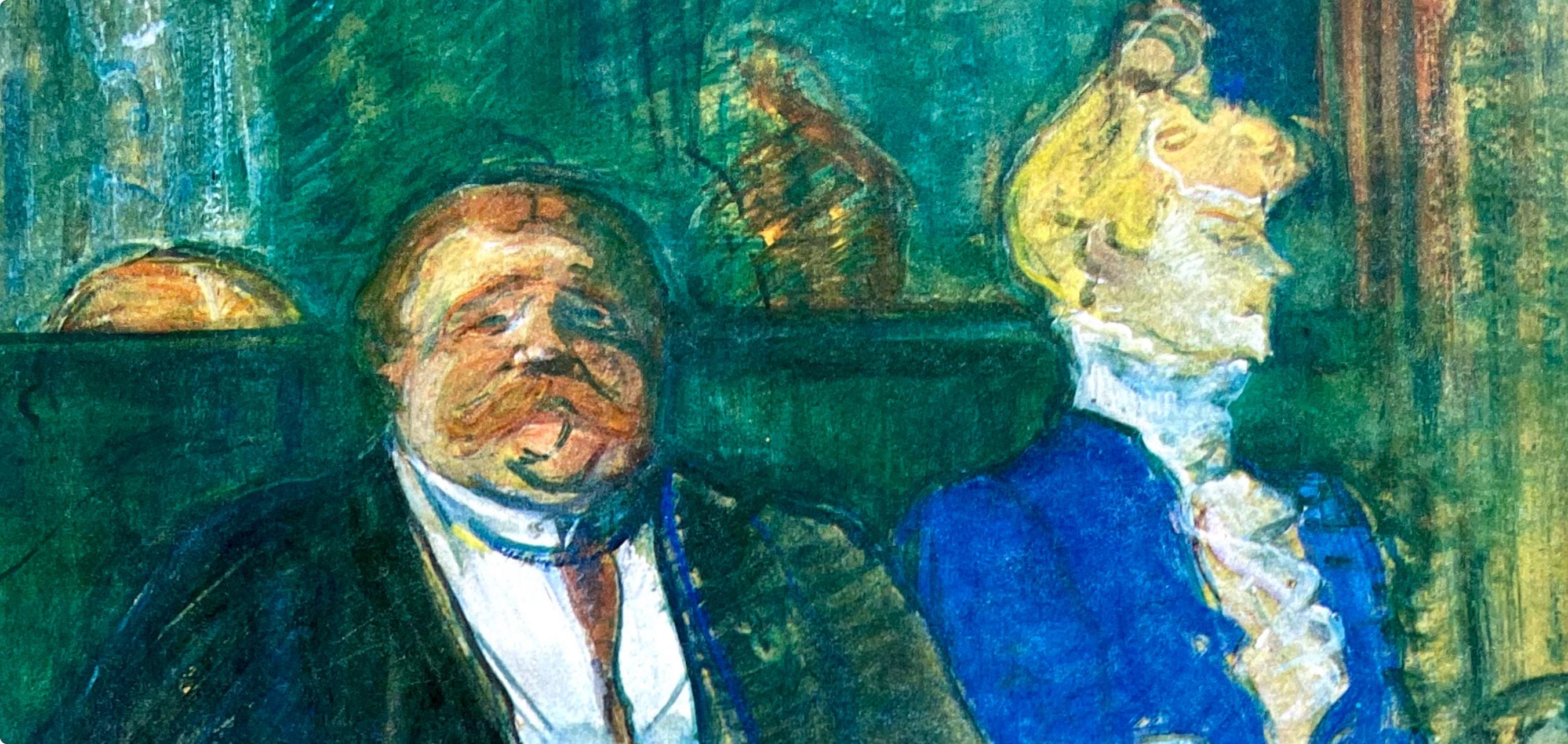 Henri de Toulouse-Lautrec, Composition, Derrière le miroir, Limited Edition Lithograph