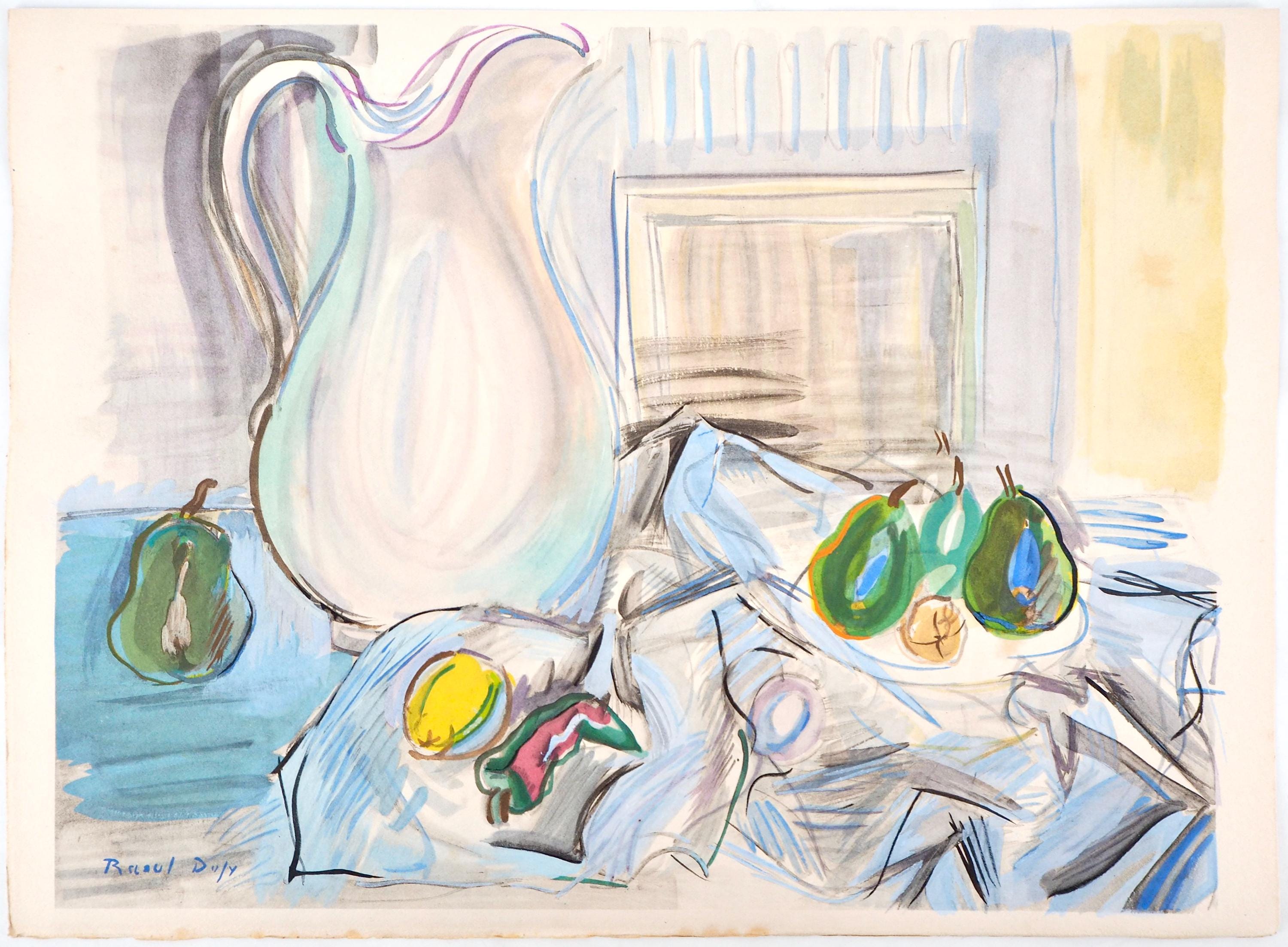 Raoul Dufy, Composition, Eaux-de-vie, Esprit de la fleur et du fruit, Limited Edition Lithograph