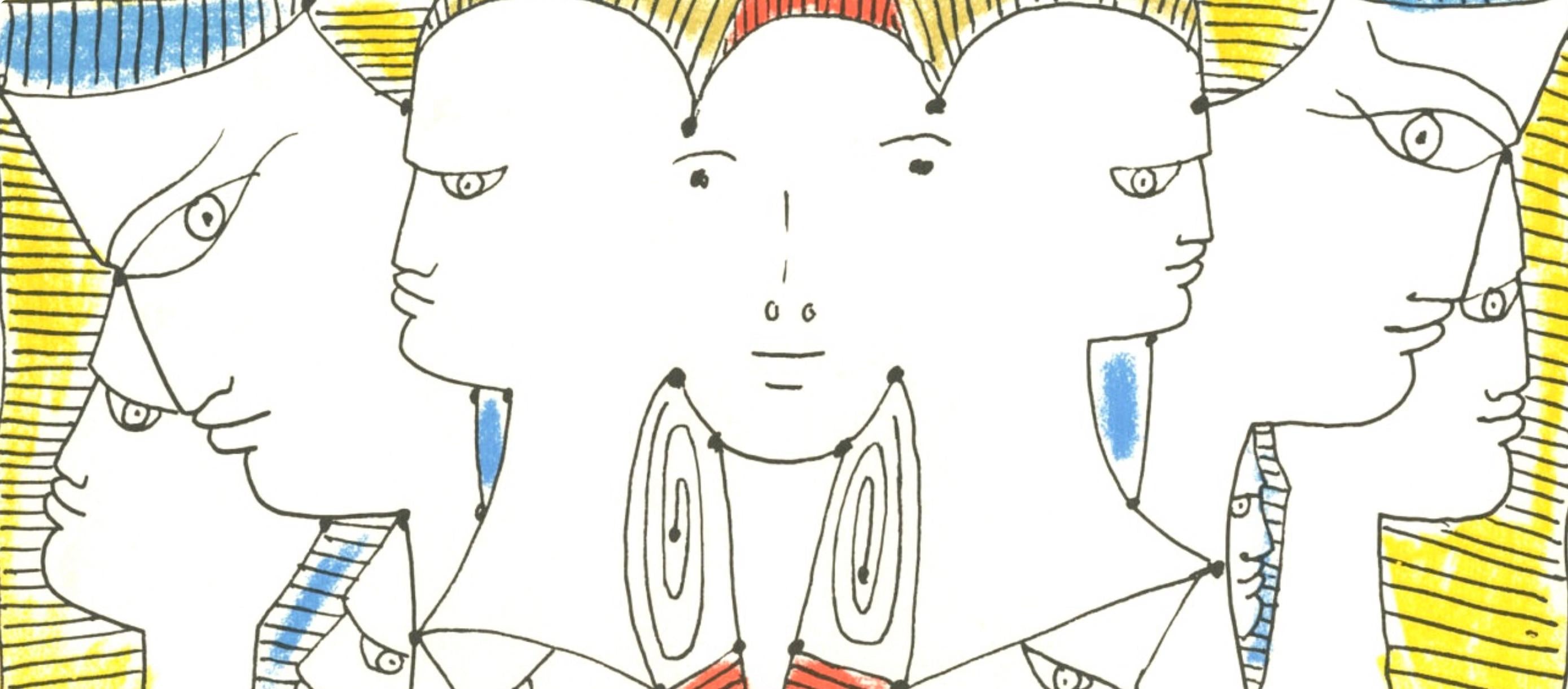 Jean Cocteau, Composition, Nous croyons en l'Europe, Limited Edition Silkscreen