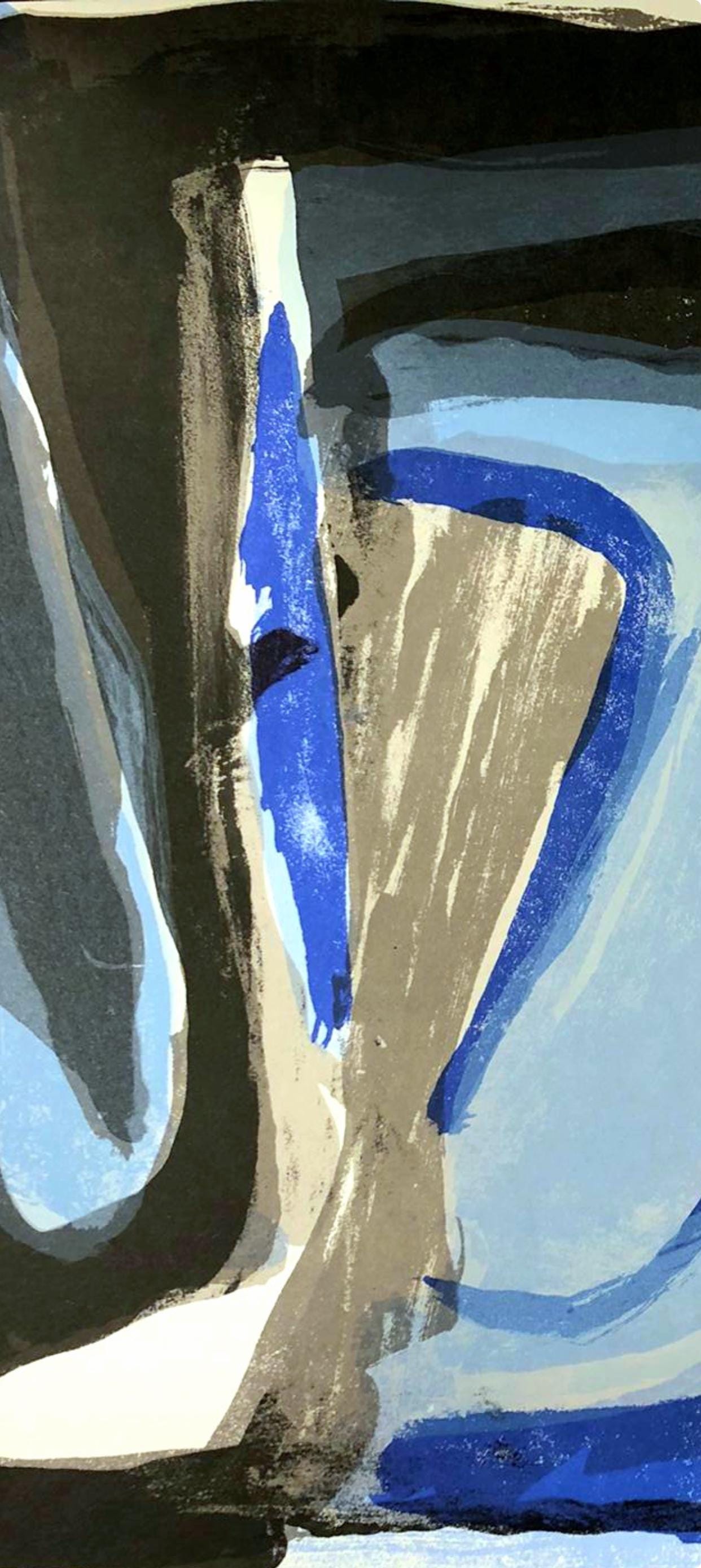 Geer Van Velde, Composition, Derrière le miroir, Limited Edition Lithograph